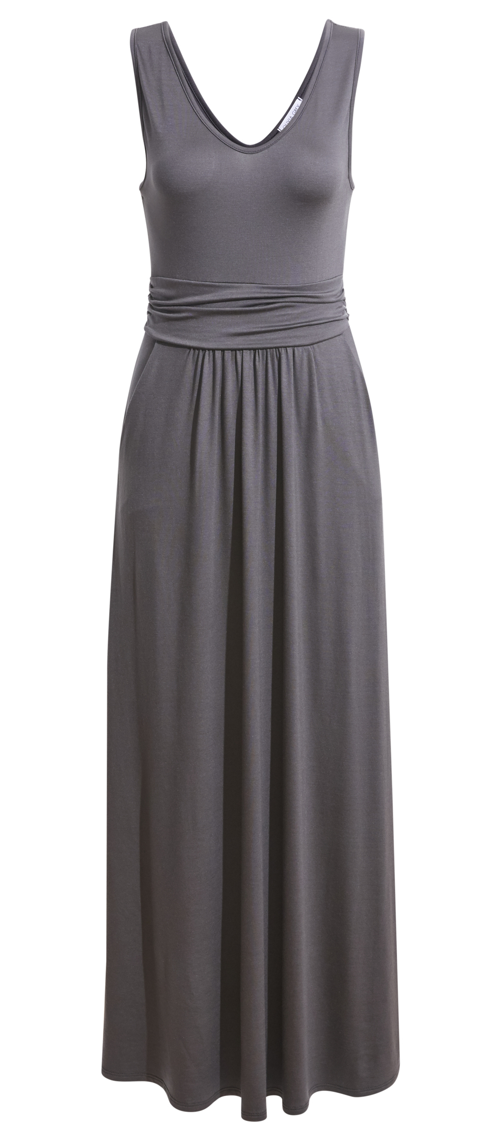 V-Neck Sleeveless Maxi Dress