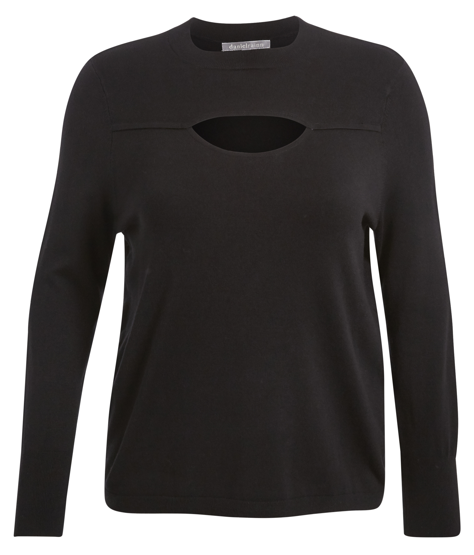 Daniel Rainn Long Sleeve Cutout Top