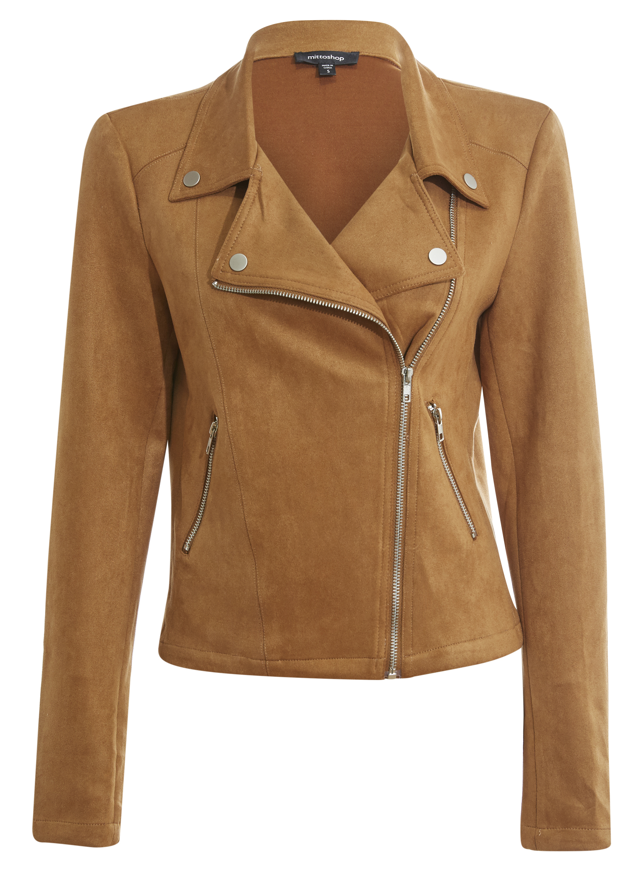 Suede Moto Jacket