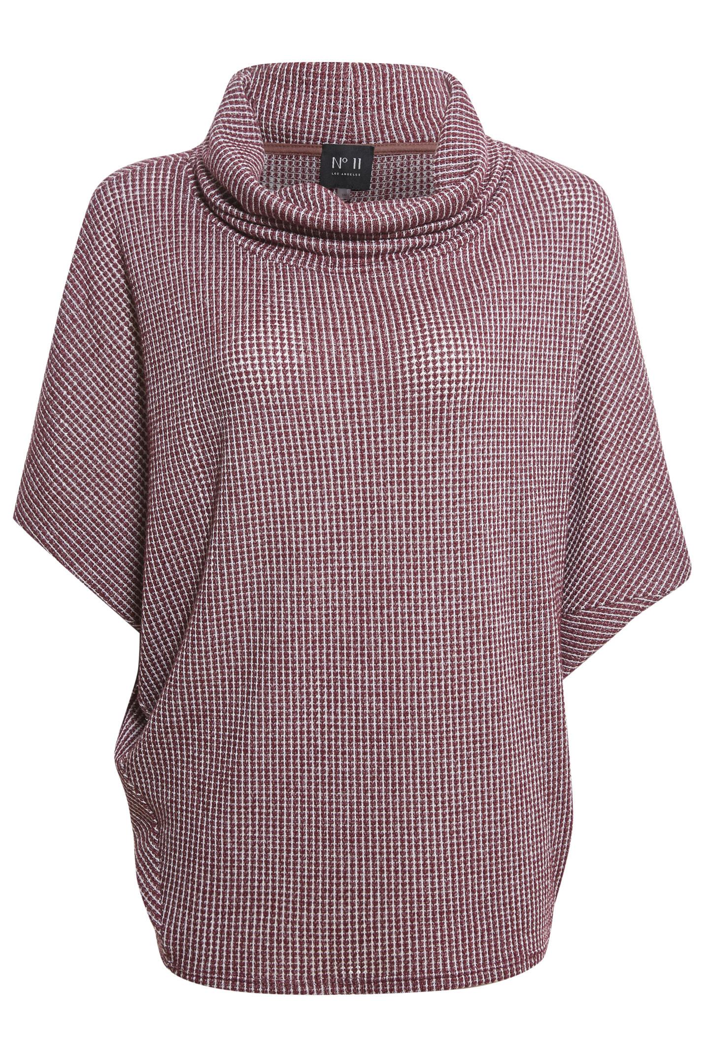 Cowl Neck Dolman Sleeve Top