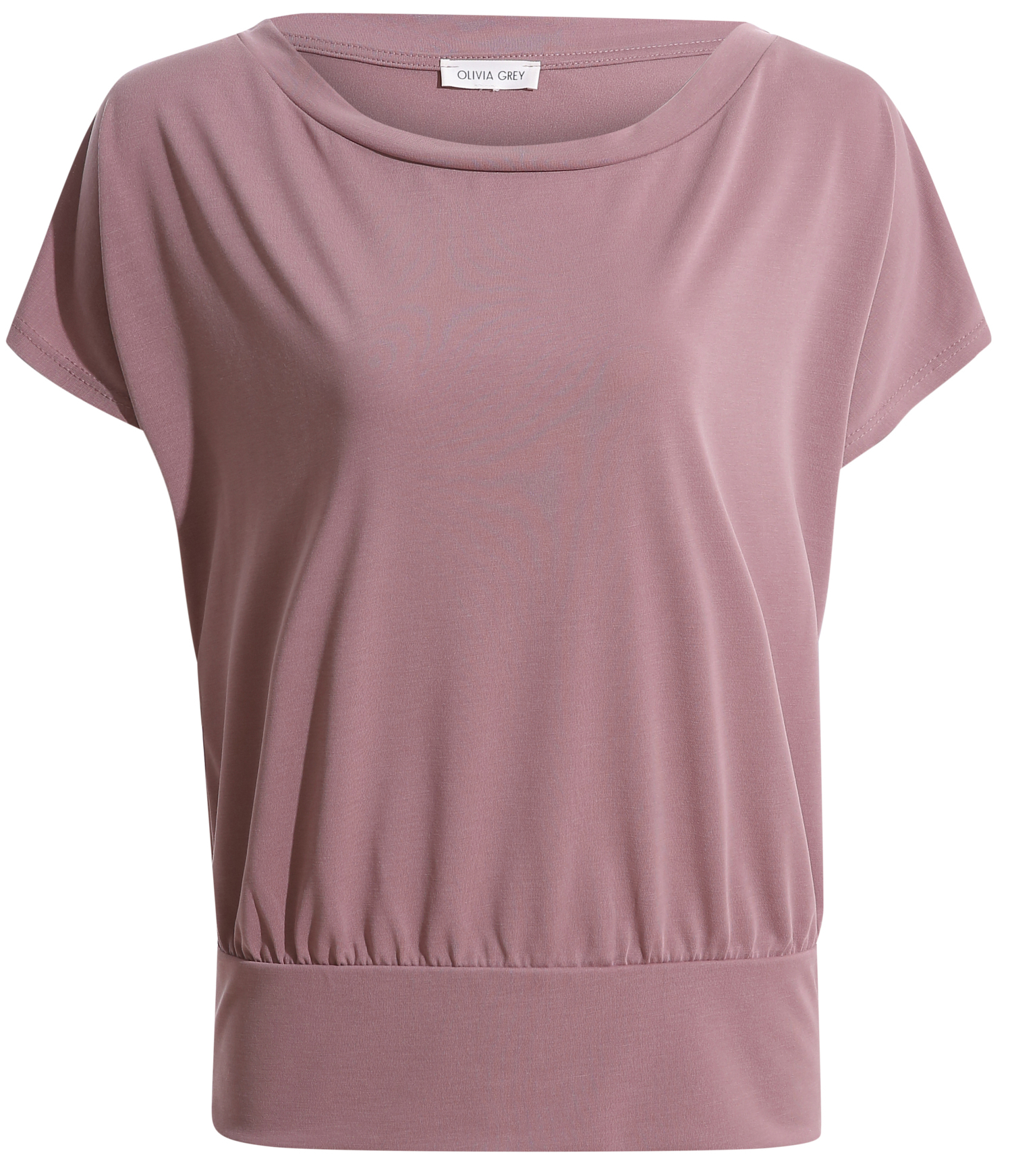 Short Sleeve Boat Neck Top