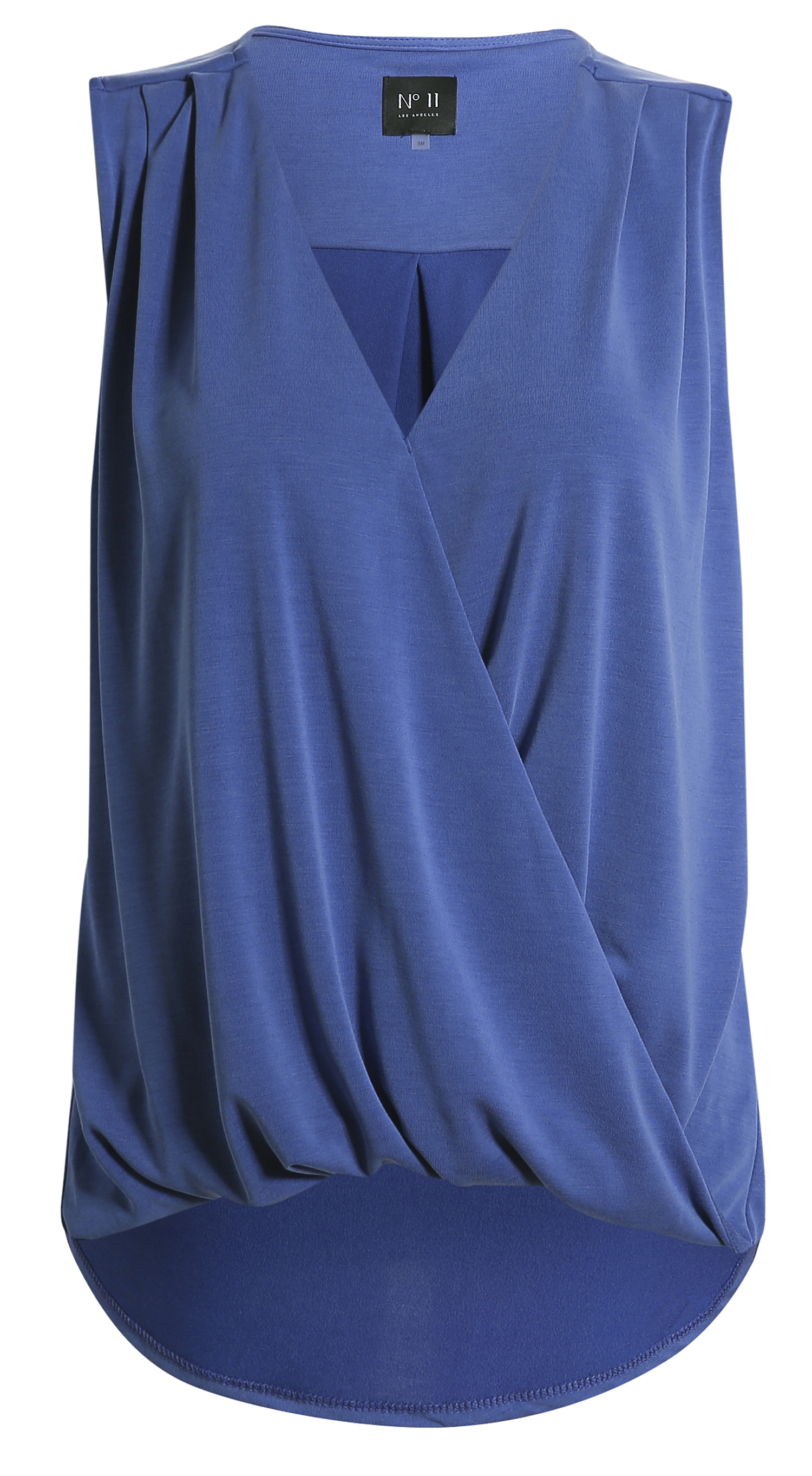 Sleeveless Surplice Top