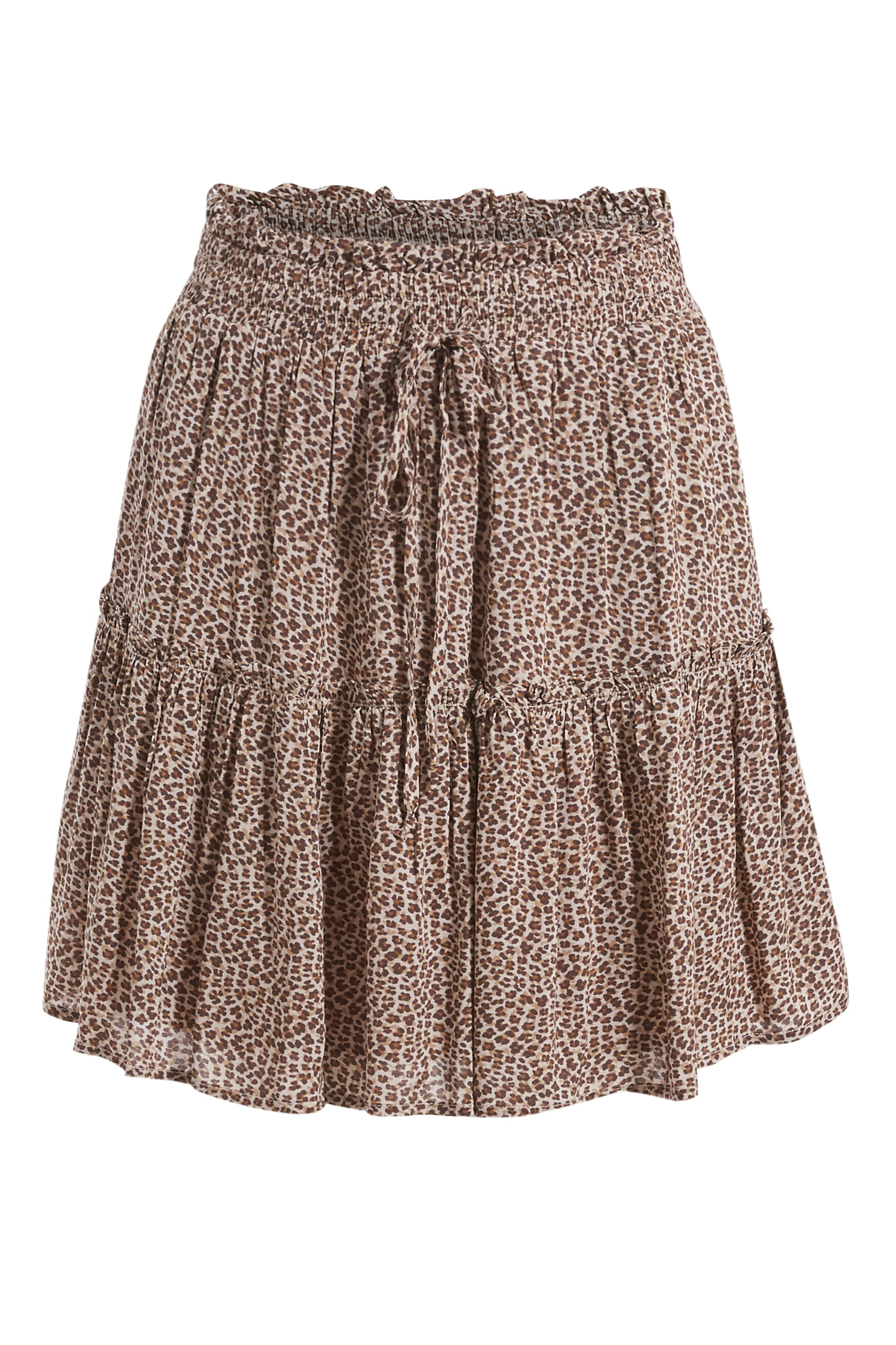 Animal Print Mini Skirt