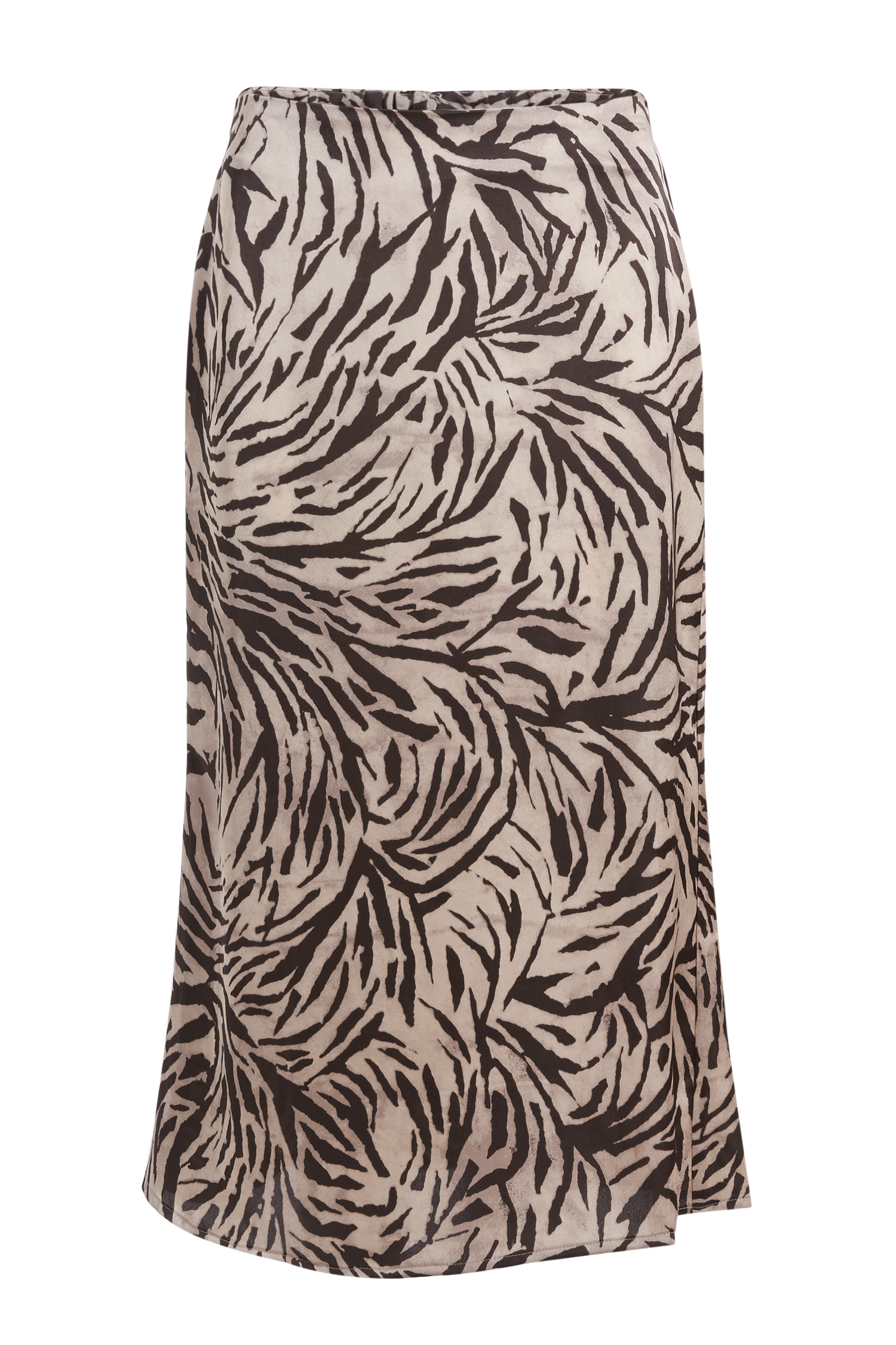 Animal Print Midi Skirt
