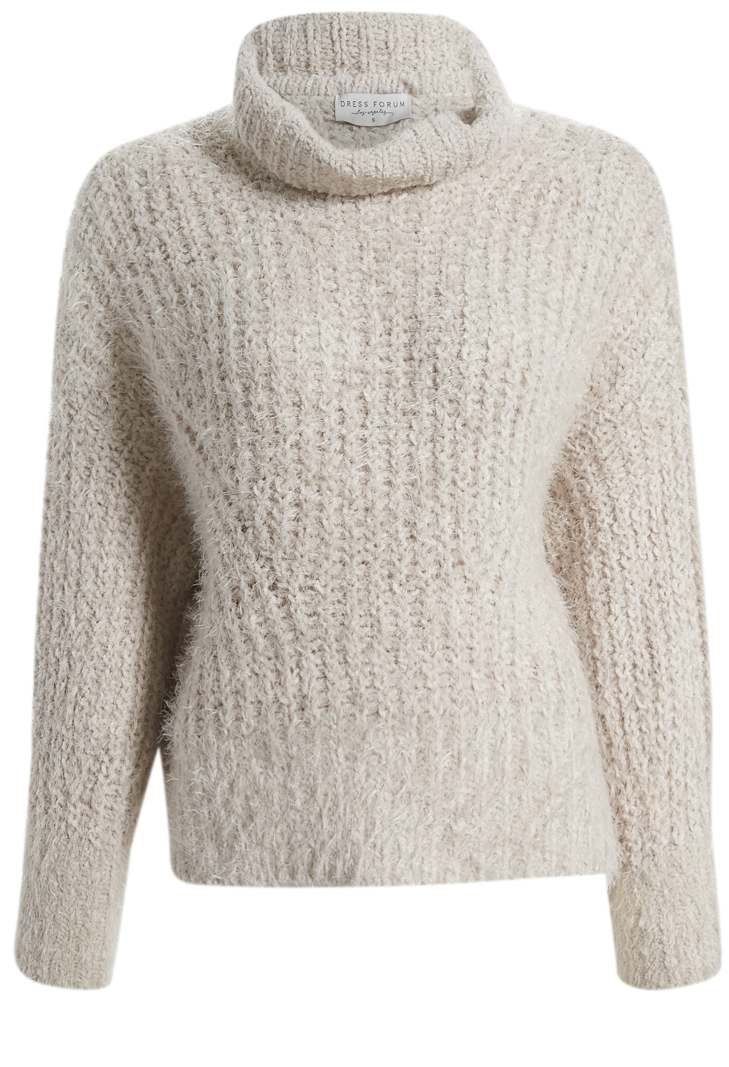Textured Turtleneck Sweater