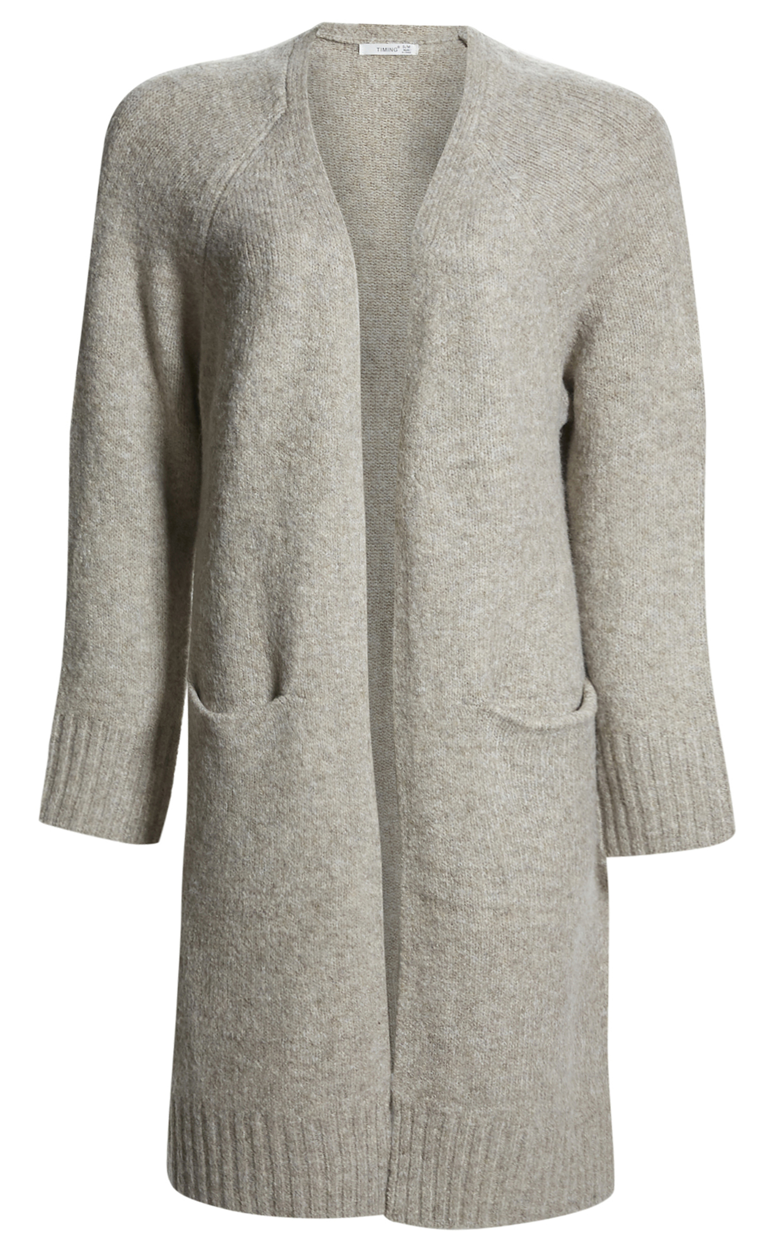 Long Open Front Cardigan