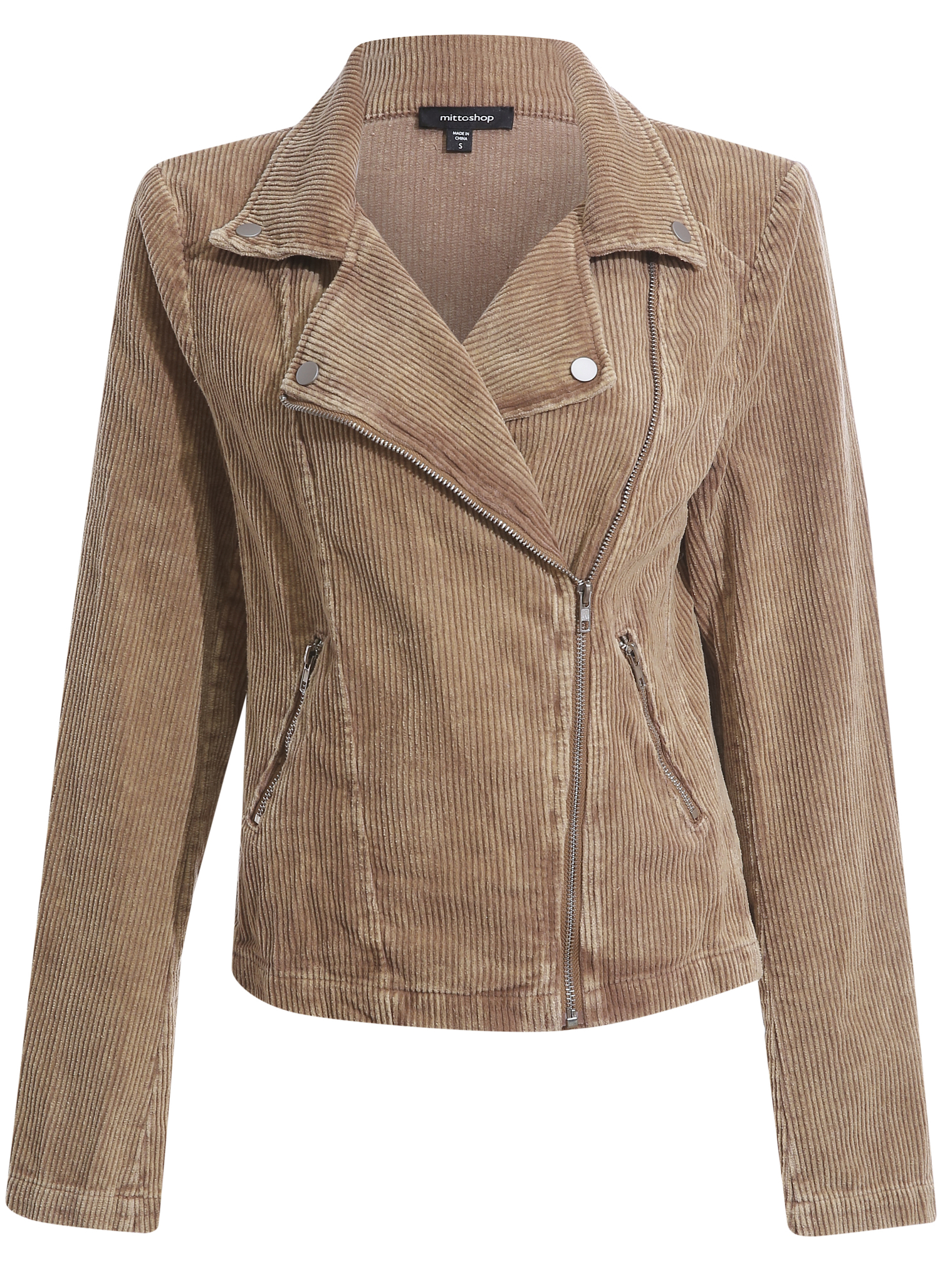 Corduroy Biker Jacket