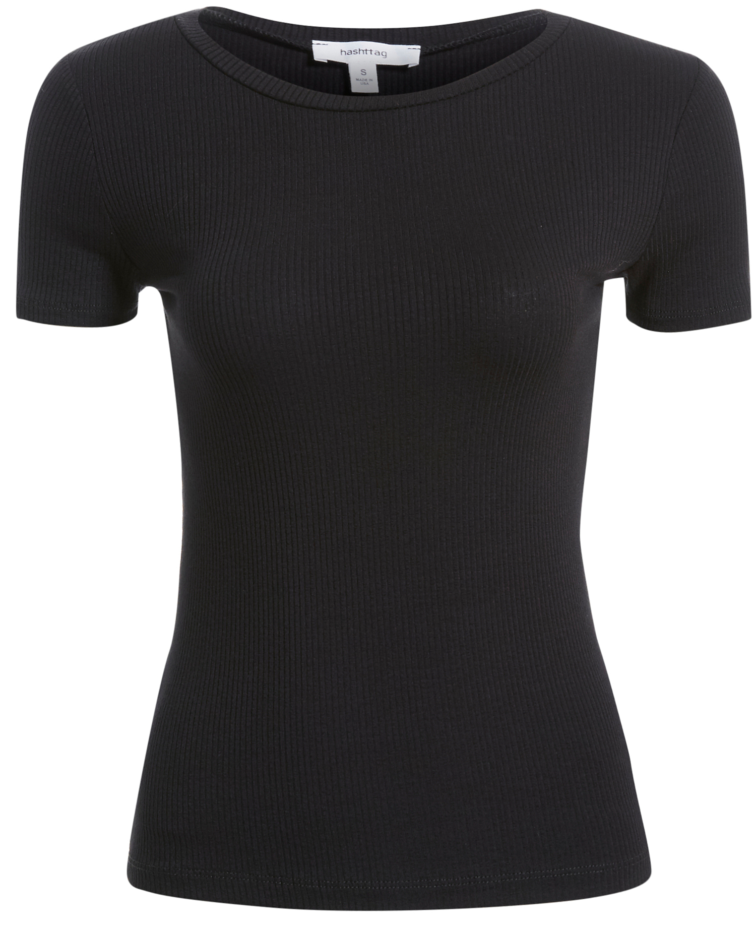 Short Sleeve Ribbed Top