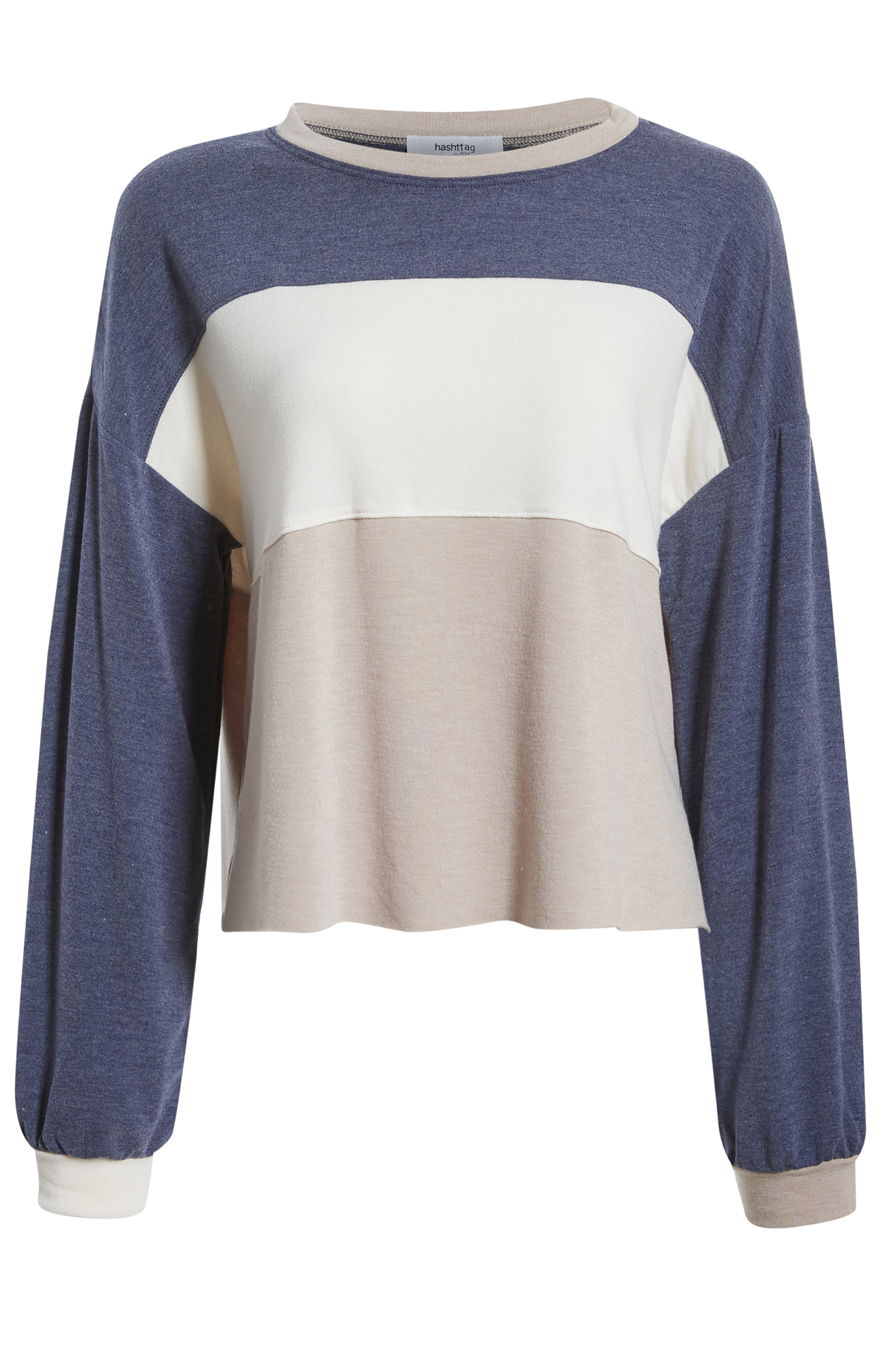 Color Block Knit Top