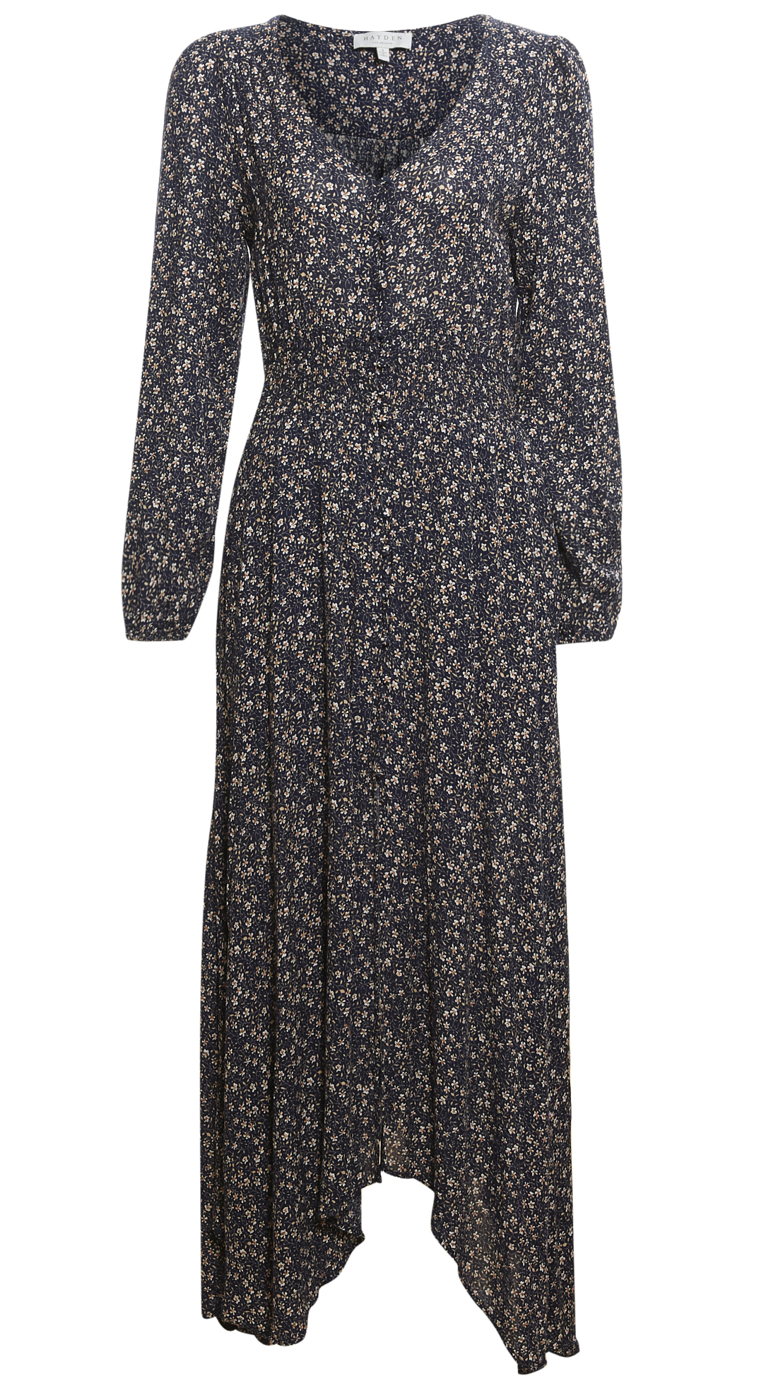 Floral Long Sleeve Maxi Dress