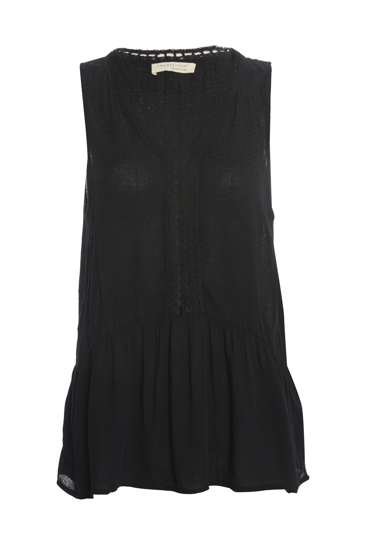 Textured Crochet Insert Cami