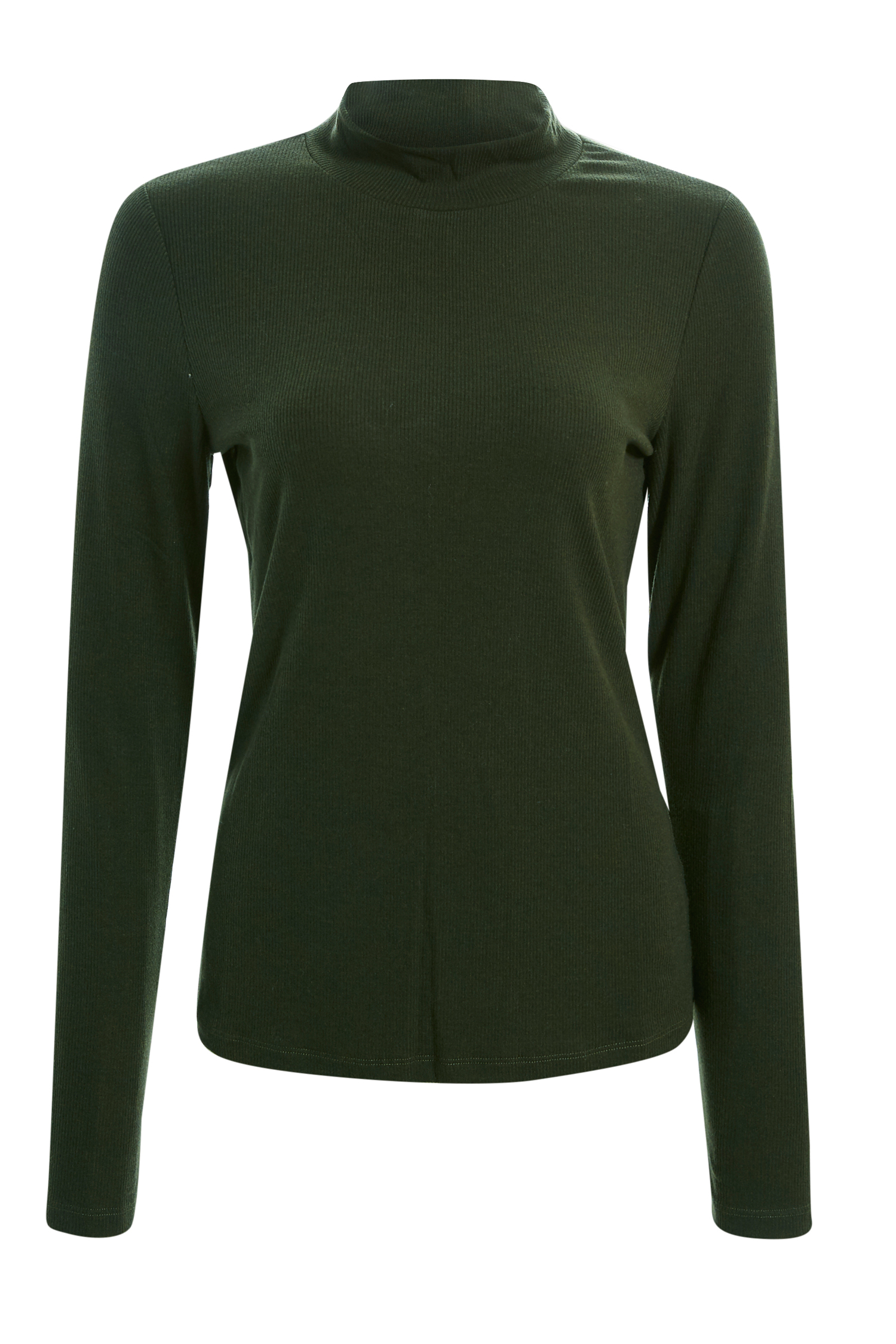 Mock Neck Long Sleeve Top