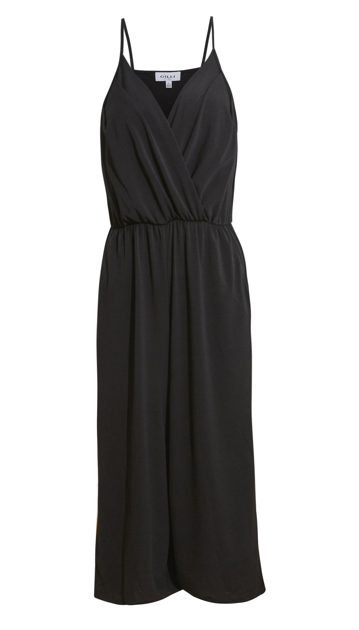 Tie Detail Cropped Jumpsuit