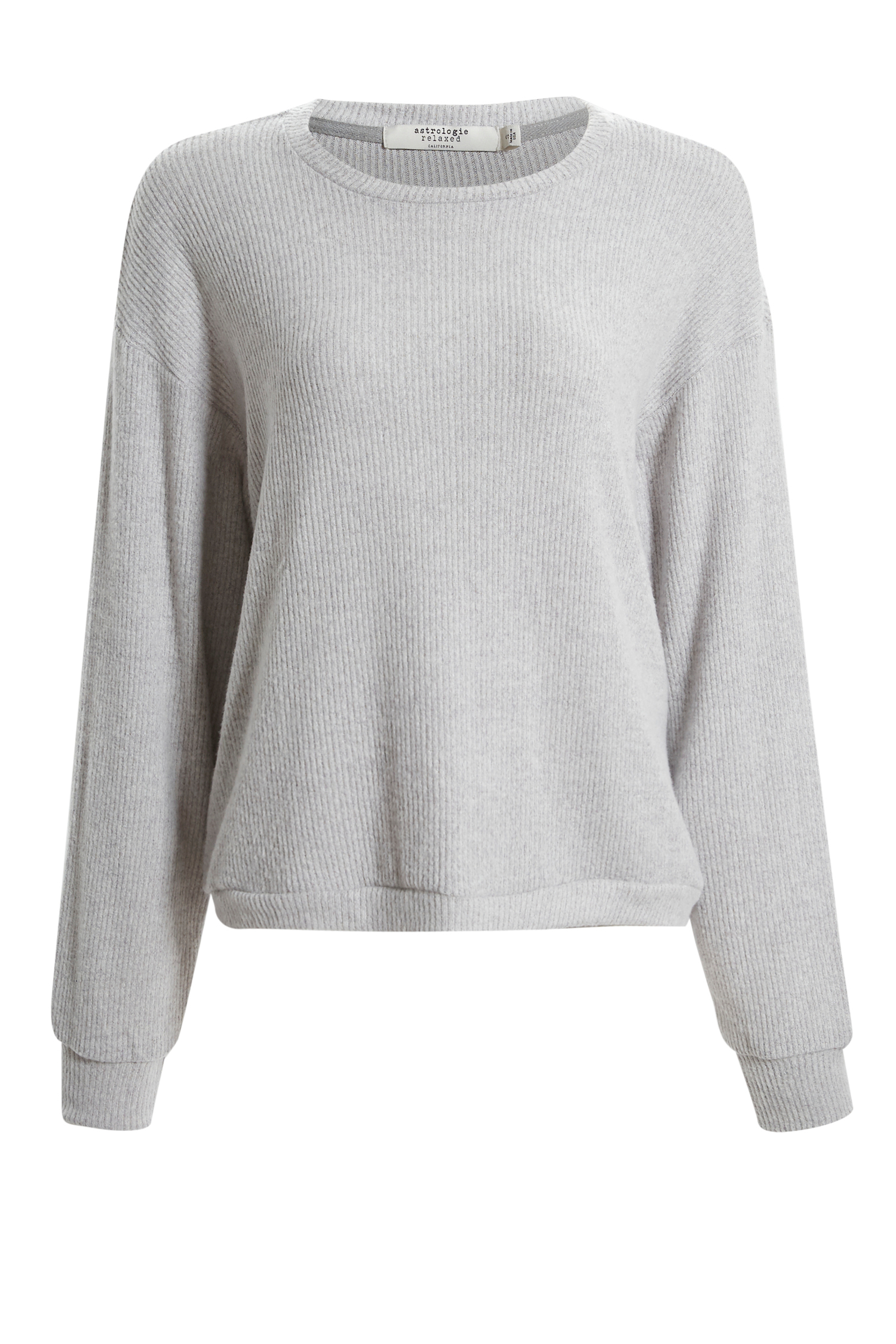 Hi-Lo Ribbed Long Sleeve