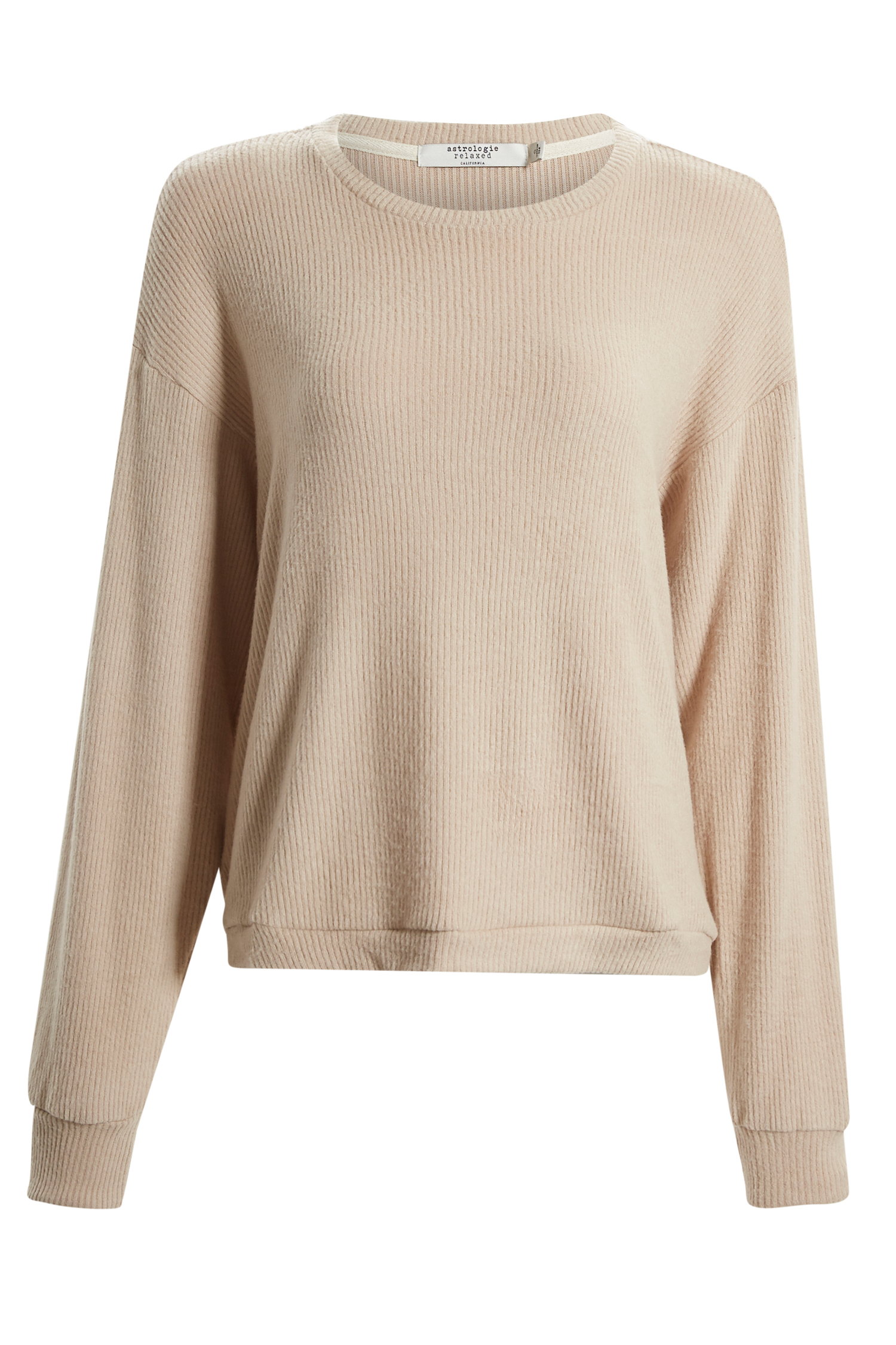 Hi-Lo Ribbed Long Sleeve