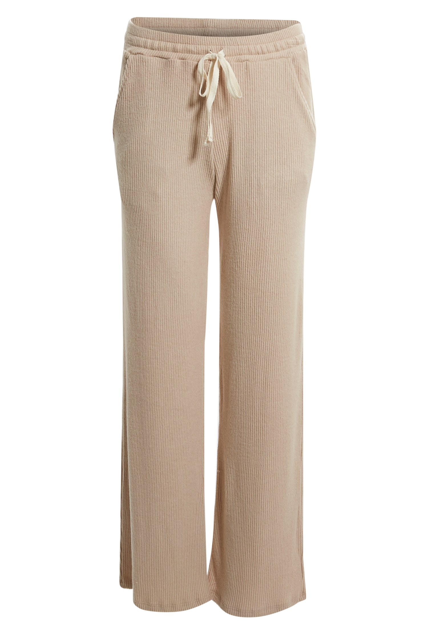 Ribbed Pant with Drawstring