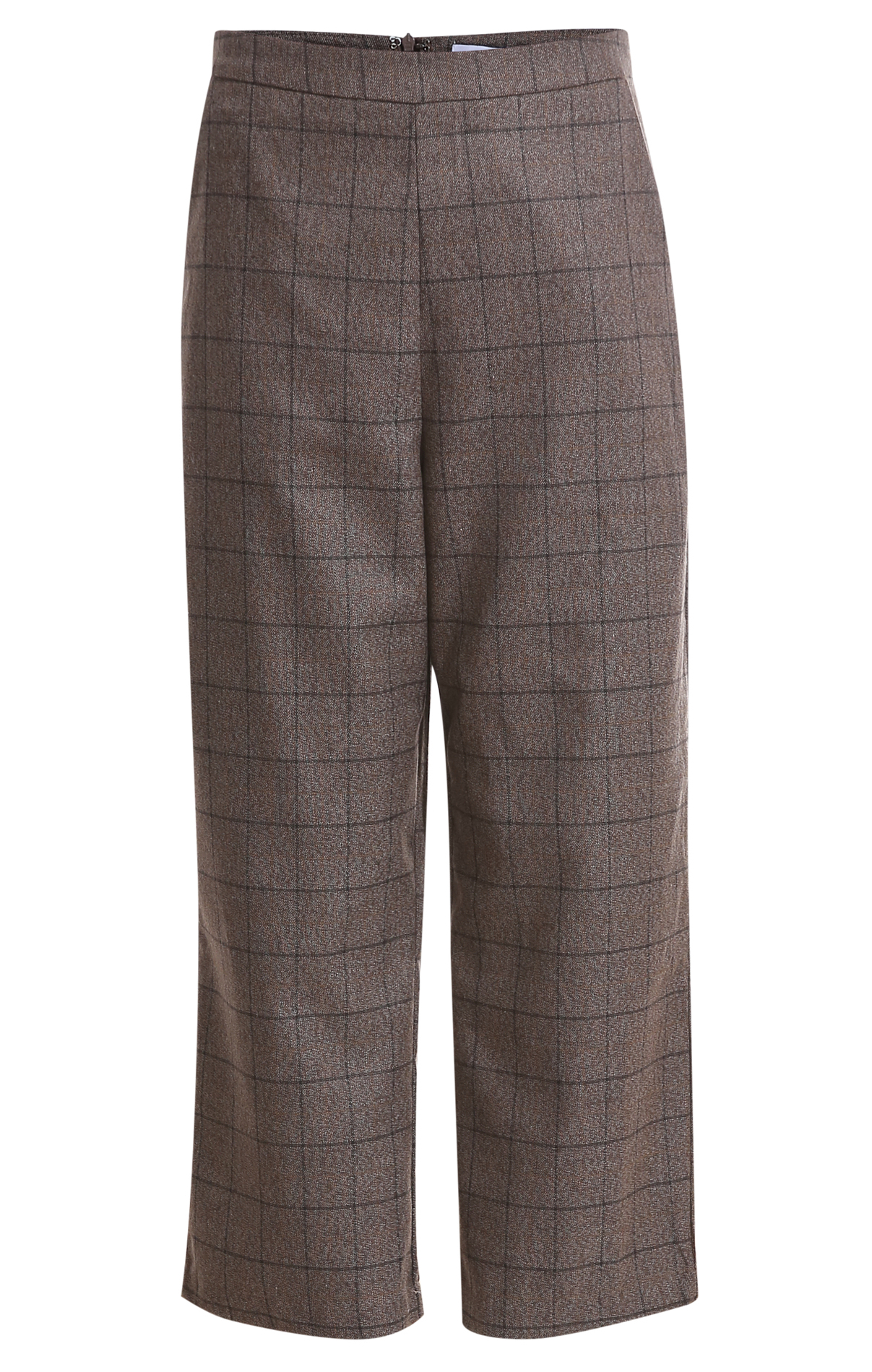 High Rise Suiting Plaid Pants