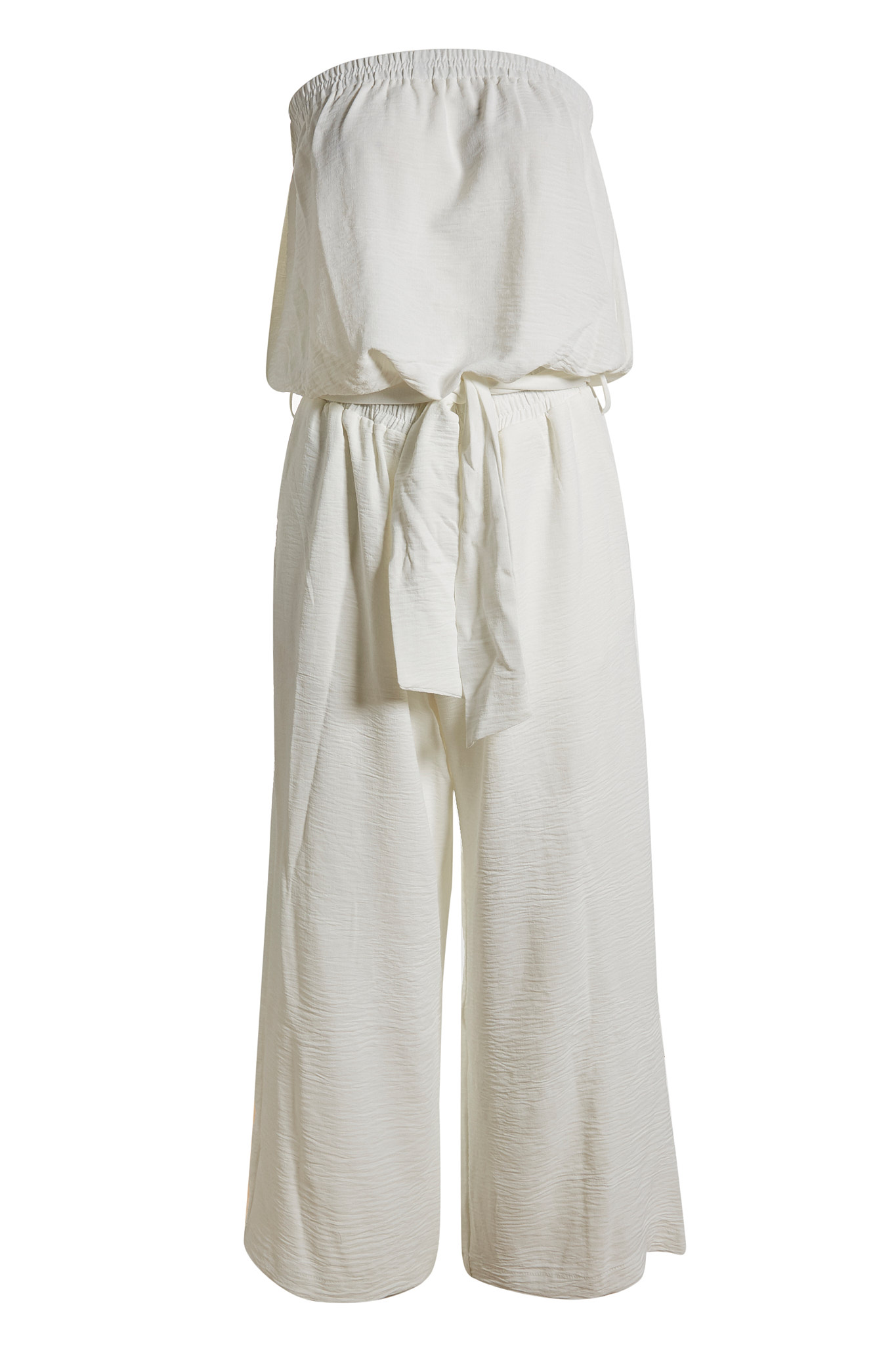 Bishop+Young Sleeveless Cropped Jumpsuit with Waist Tie