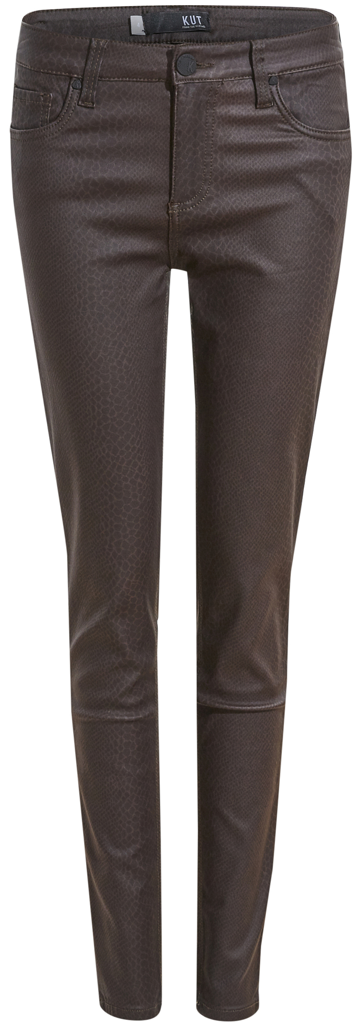 KUT from the Kloth Snake Print Coated Skinny Pant