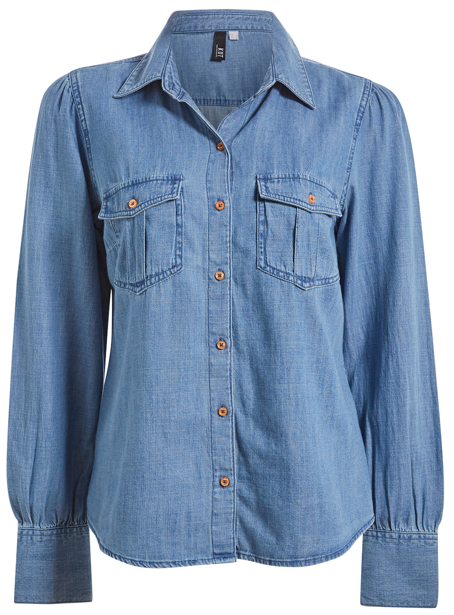 KUT from the Kloth Button Front with Flap Pockets