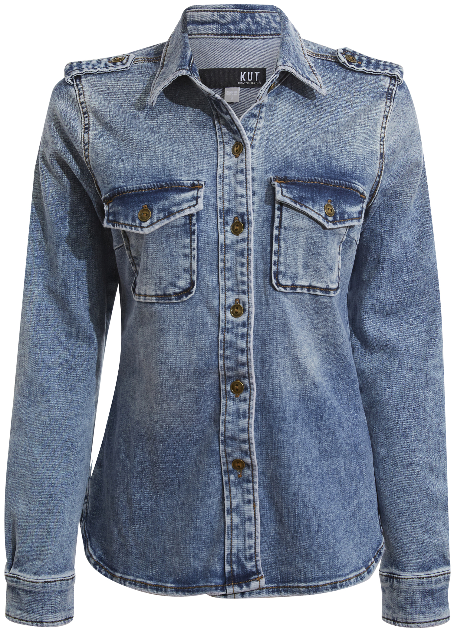 KUT from the Kloth Button Front Shirt
