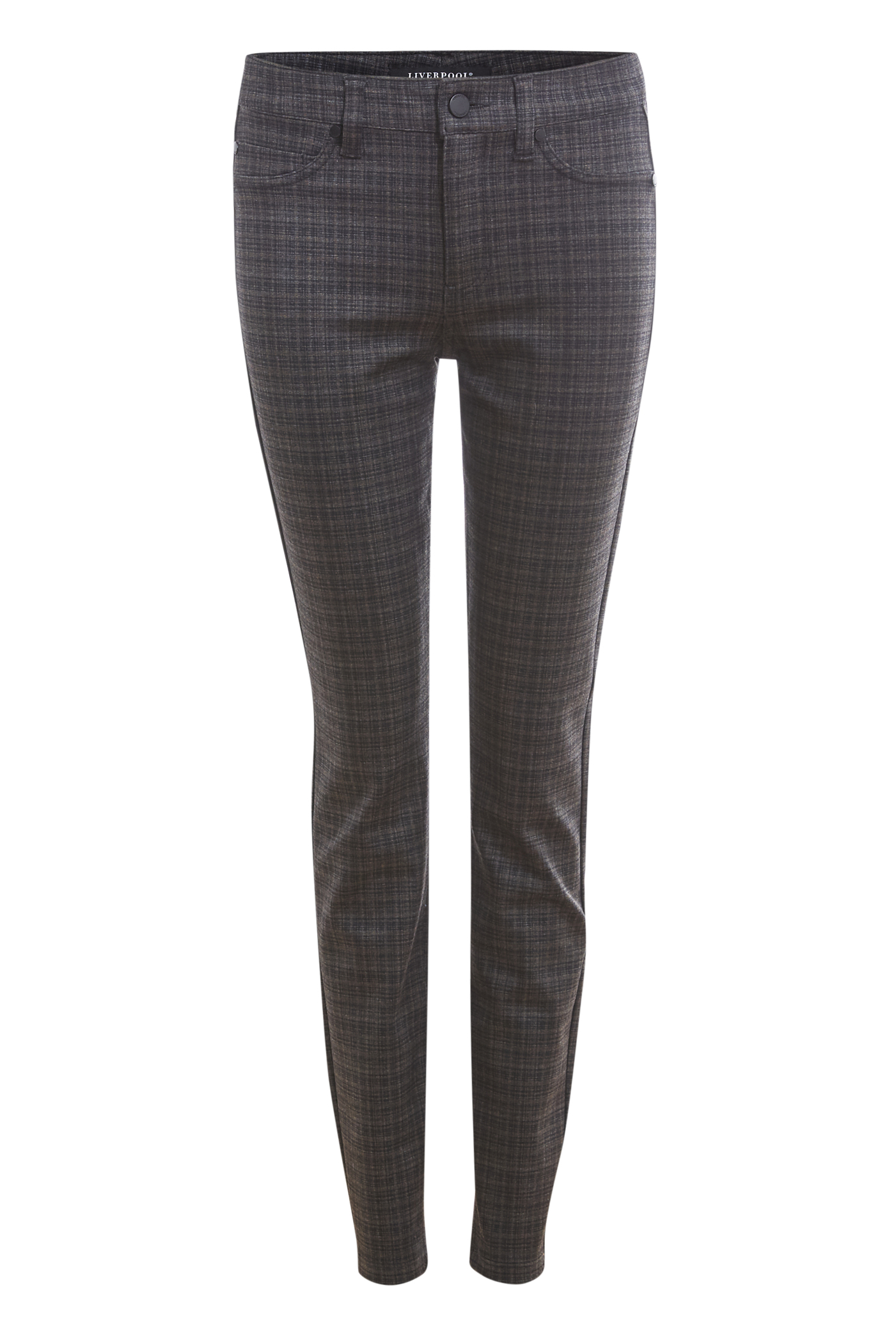 Liverpool Skinny Plaid Pant