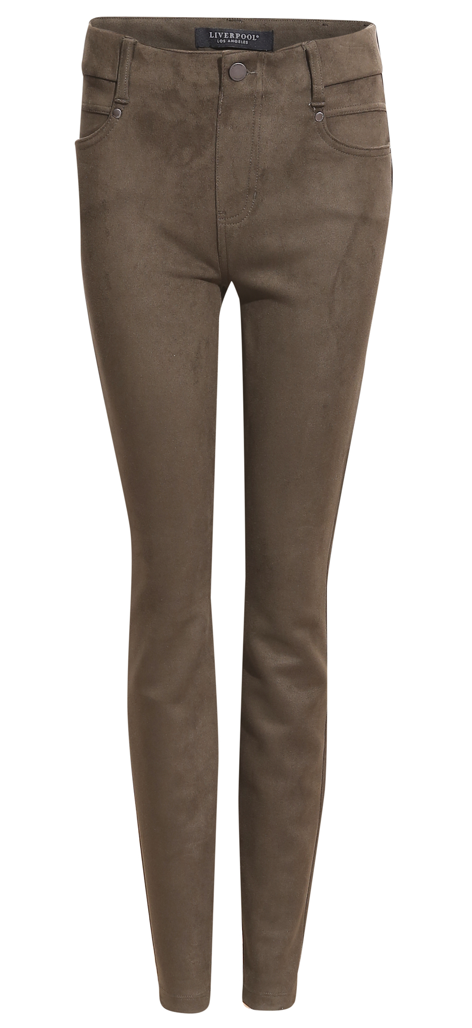 Liverpool Suede Pant Denim