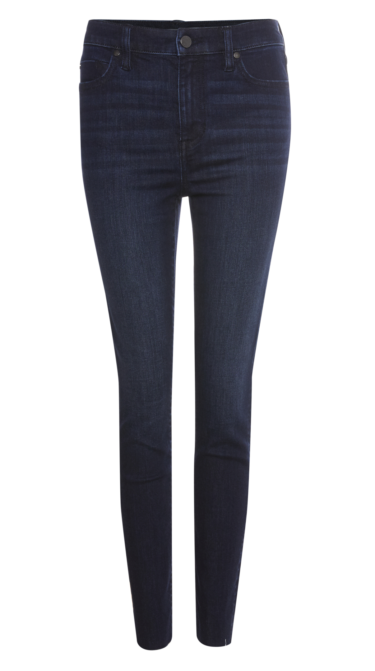 Liverpool High Rise Denim with Raw Hem