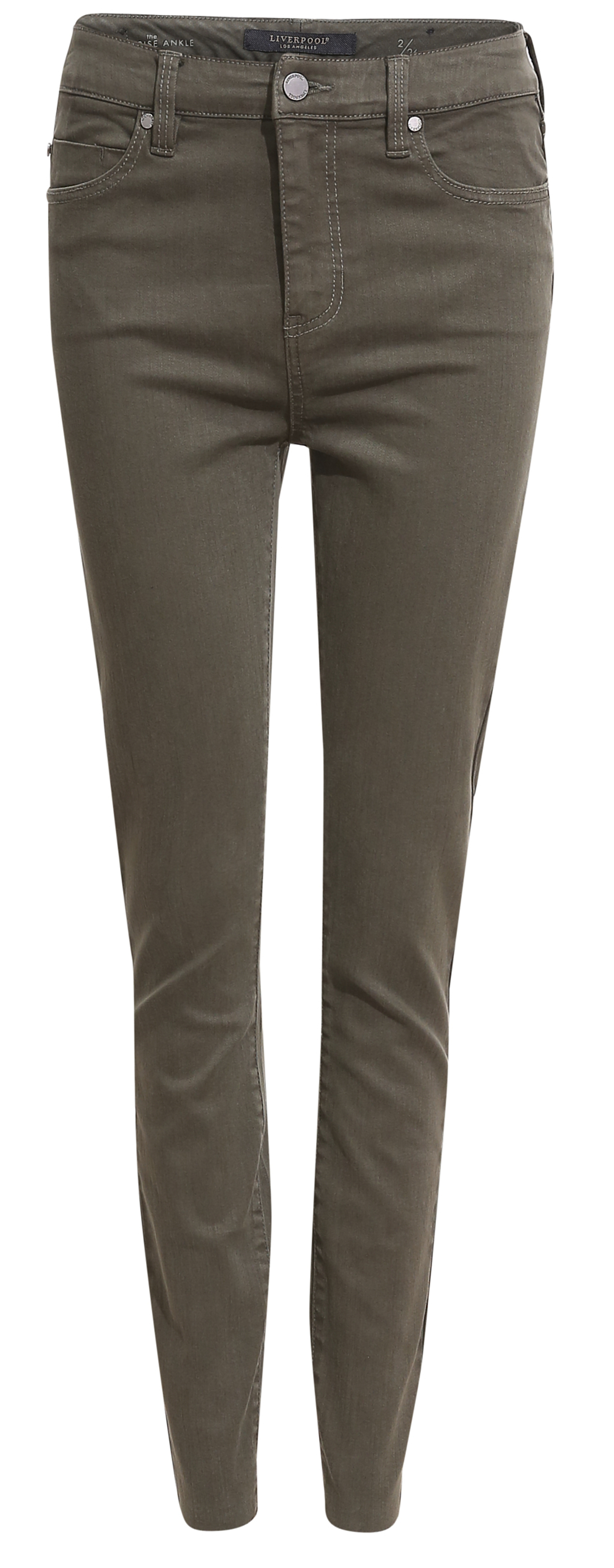 Liverpool High Rise Raw Hem Denim