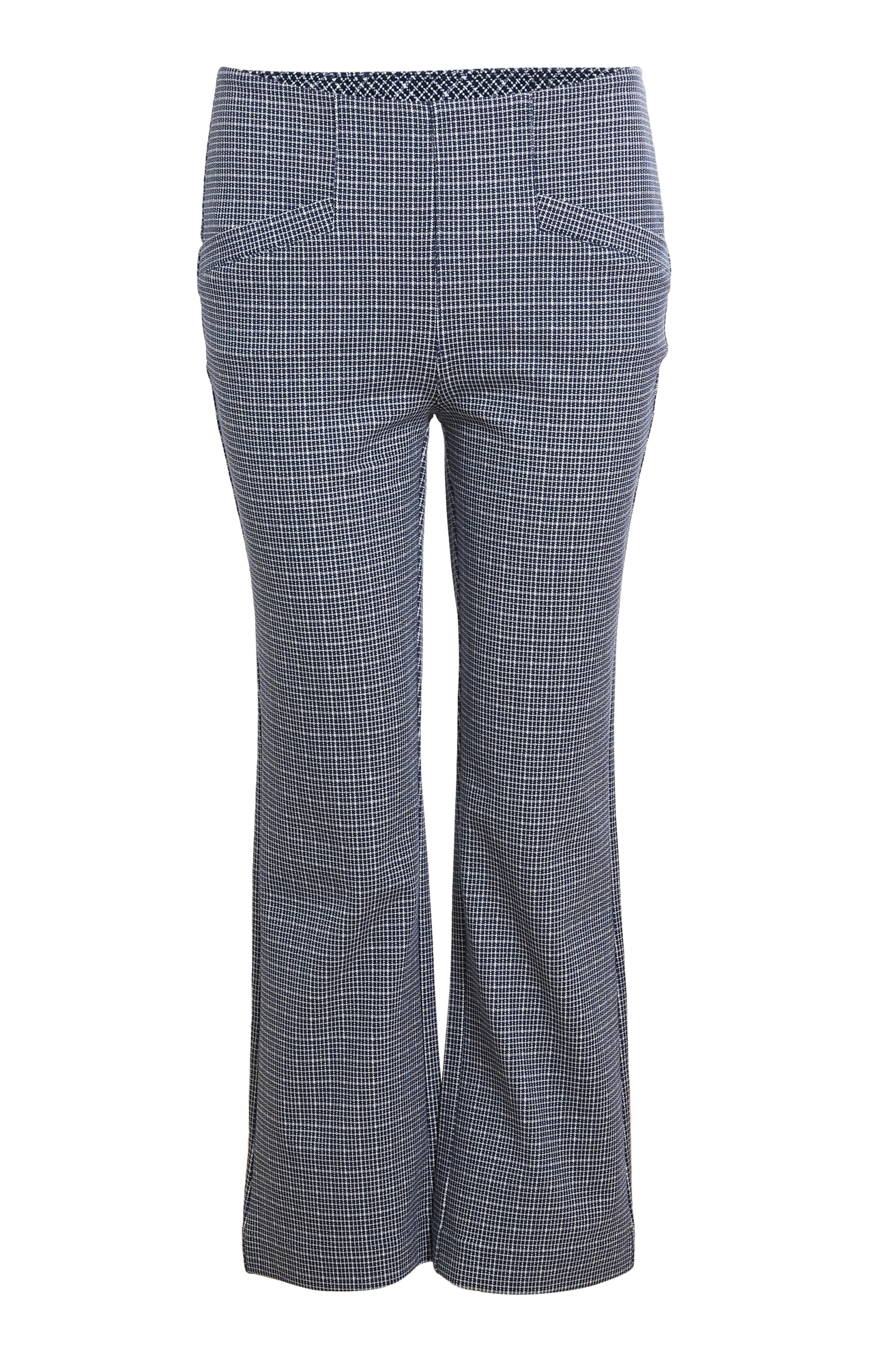 Liverpool Plaid Cropped Flare Pant