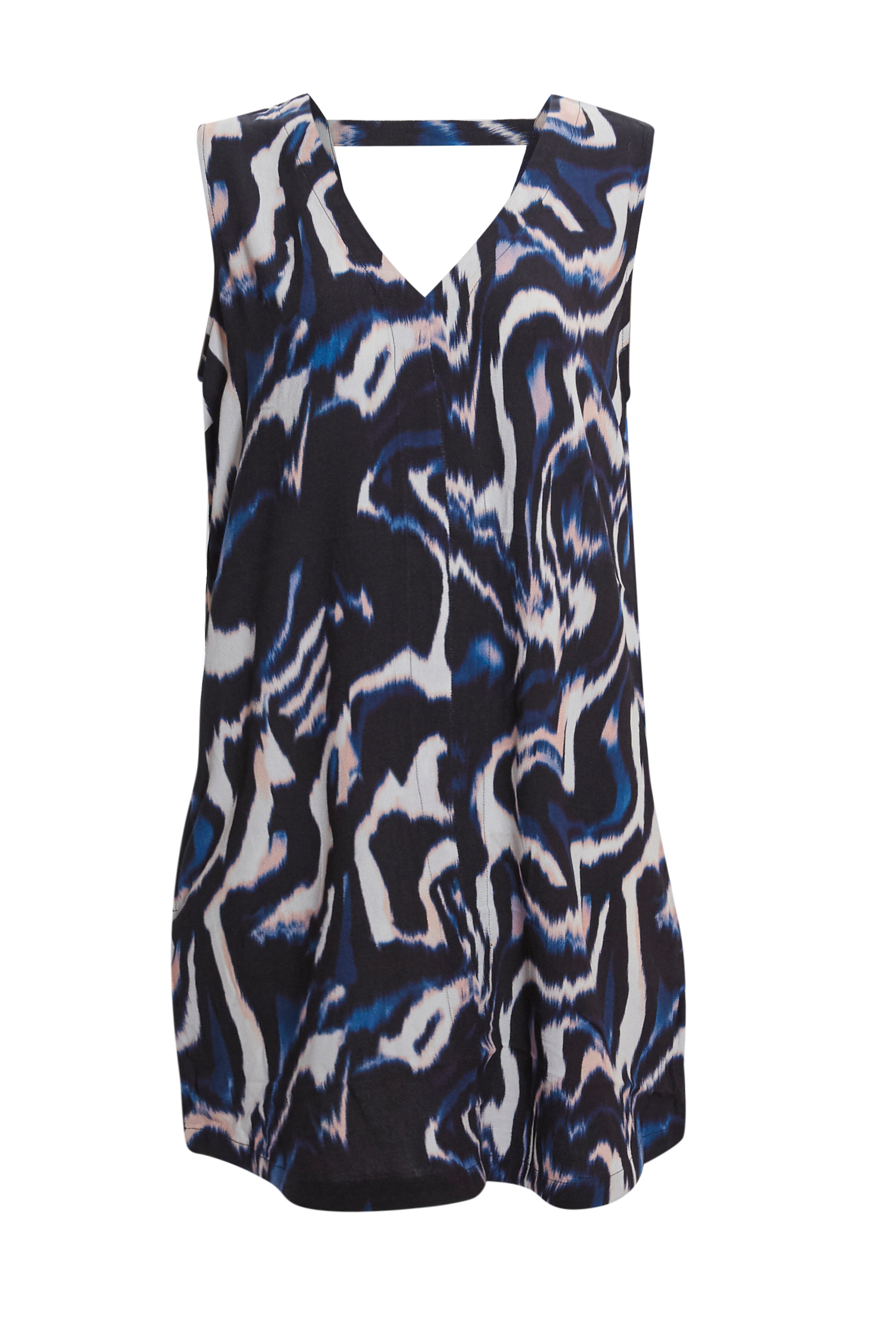 Liverpool Sleeveless Double V Neck Dress