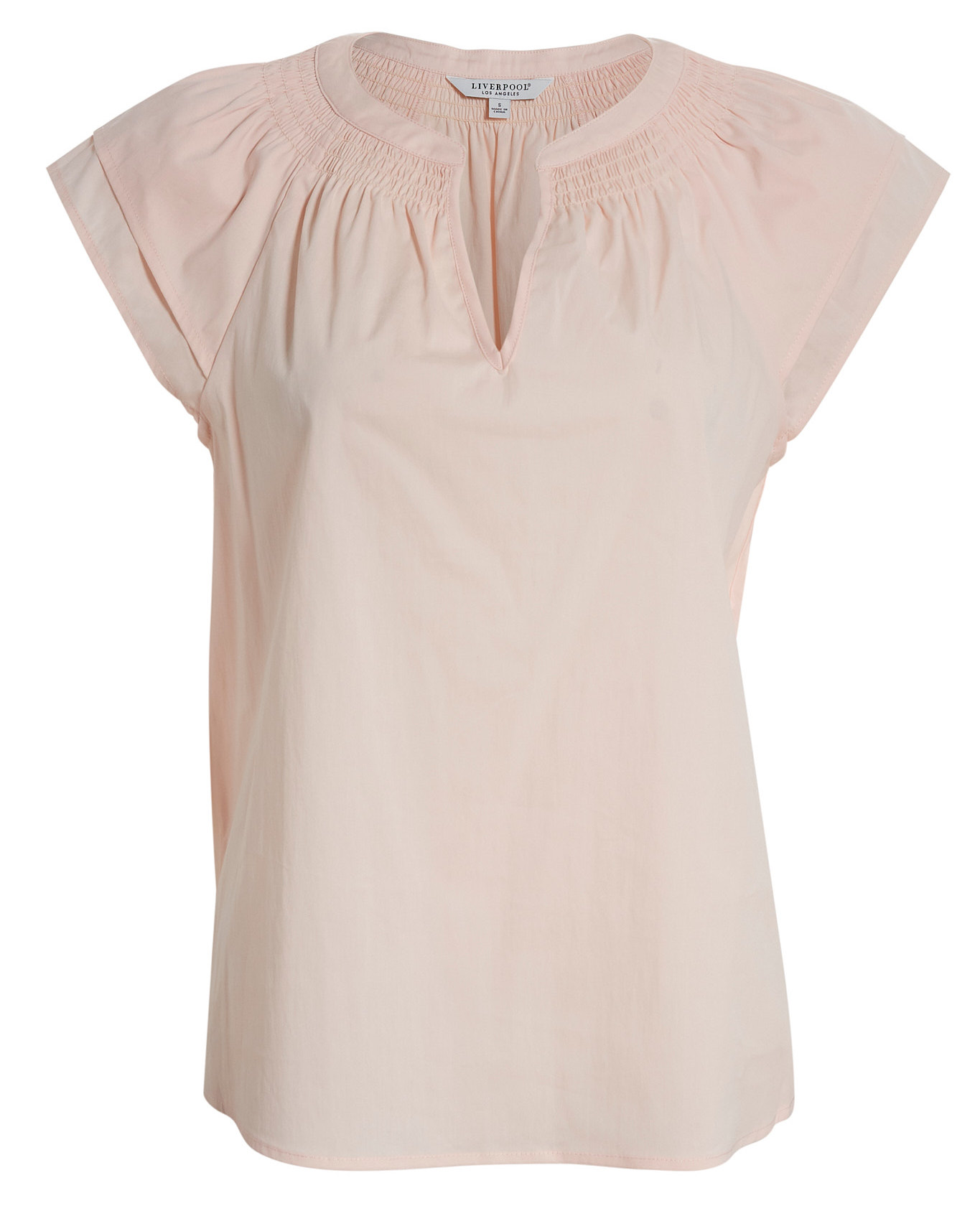 Liverpool Split Neck with Double Layered Short Sleeve