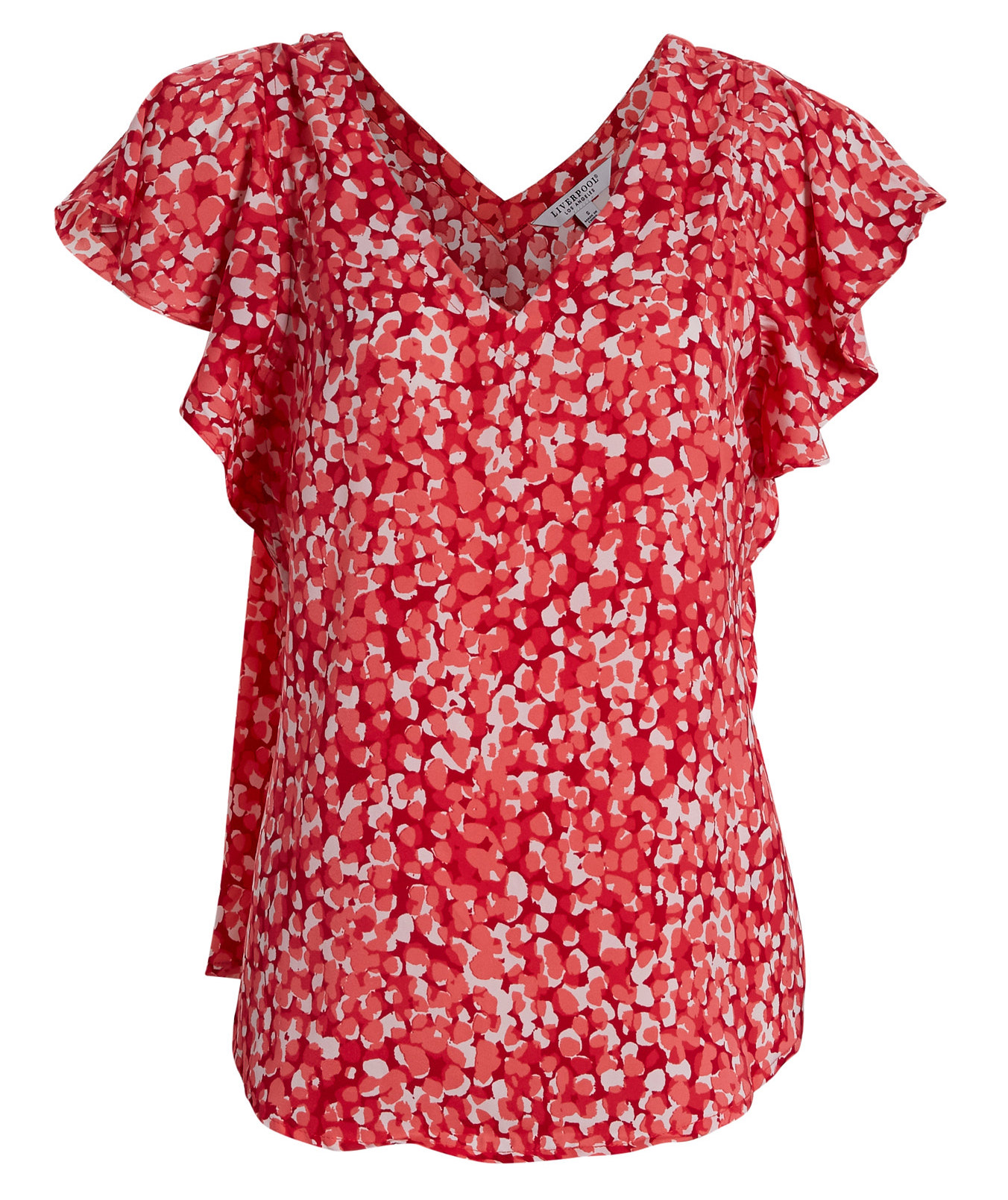 Liverpool Flutter Sleeve Top