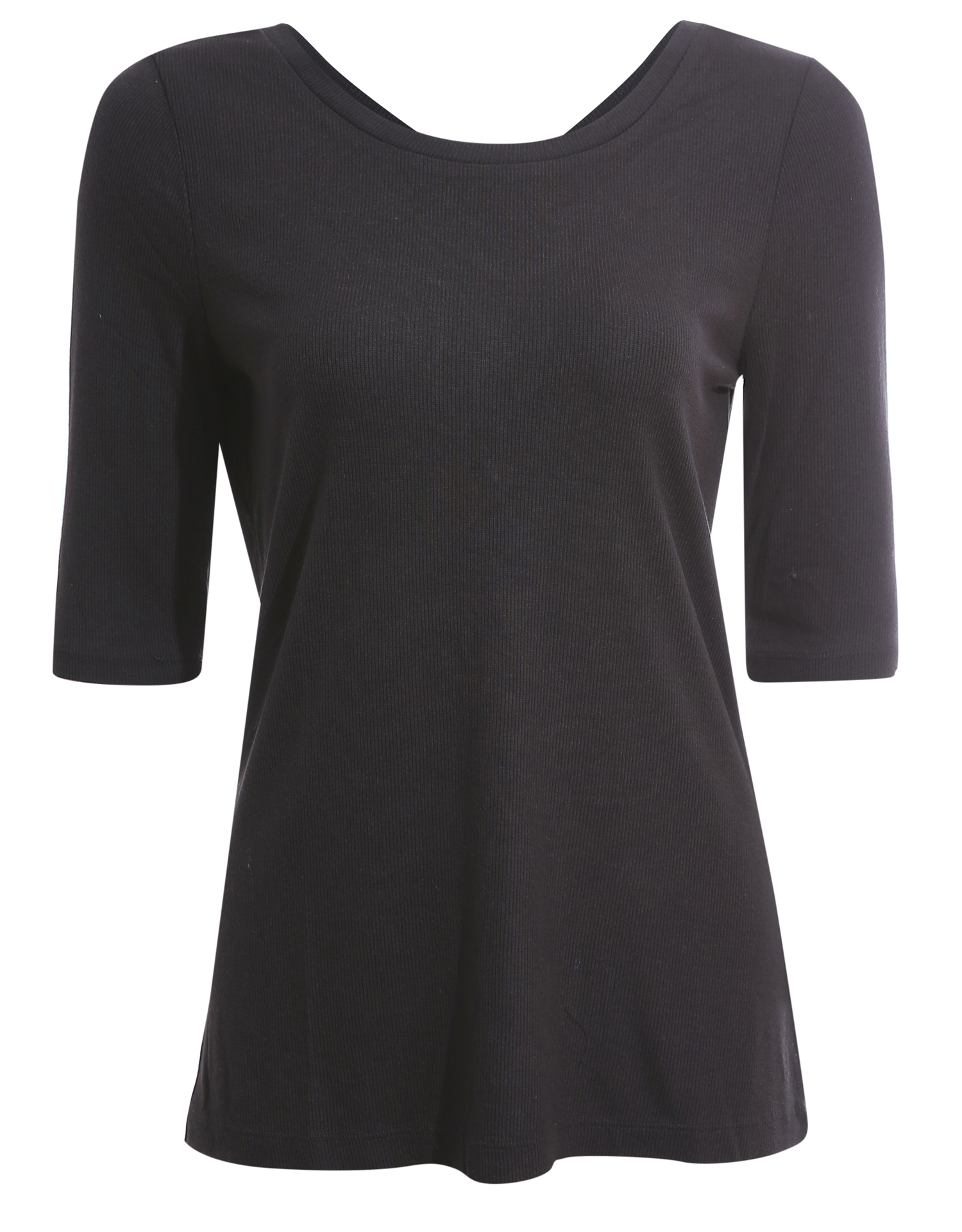 Liverpool Reversible Rib Knit Top