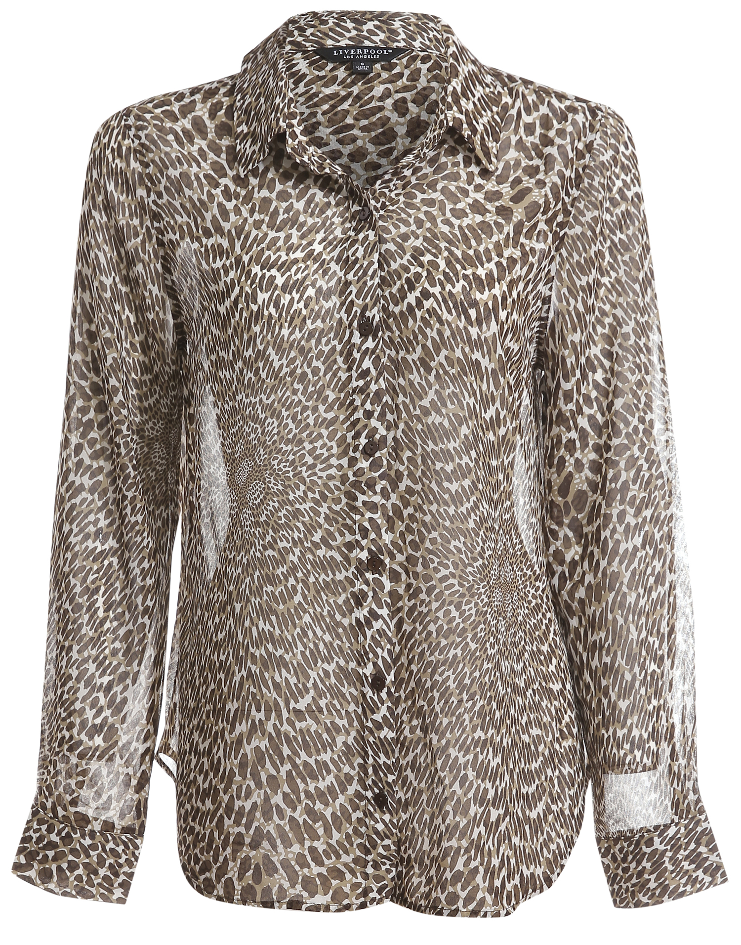 Liverpool Printed Button Front Shirt