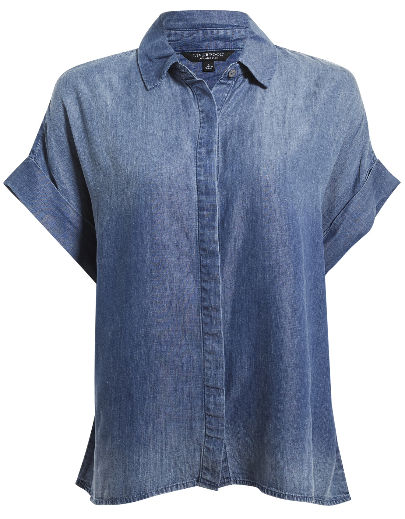 Liverpool Hidden Button Front Shirt