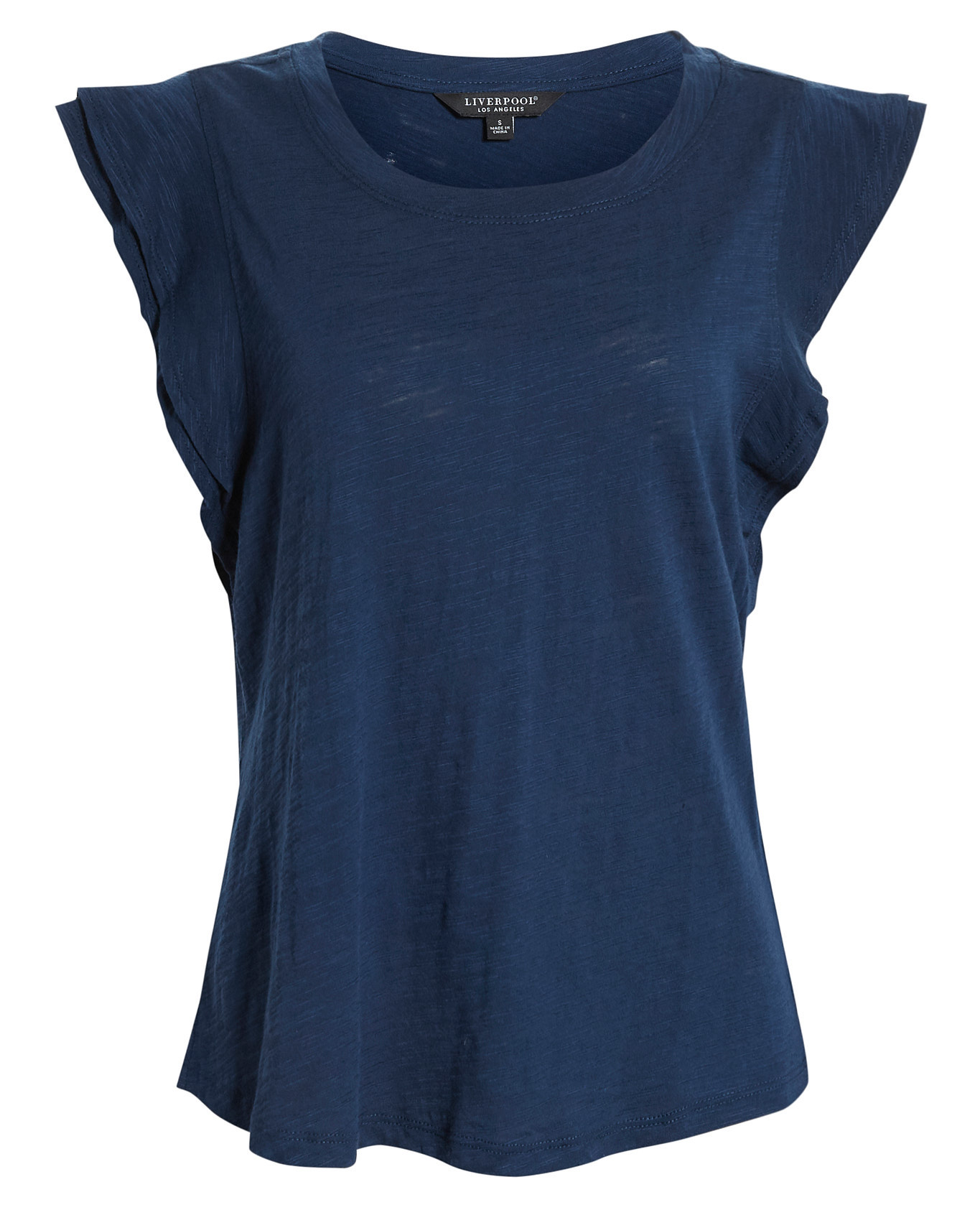 Liverpool Double Layered Flutter Short Sleeve