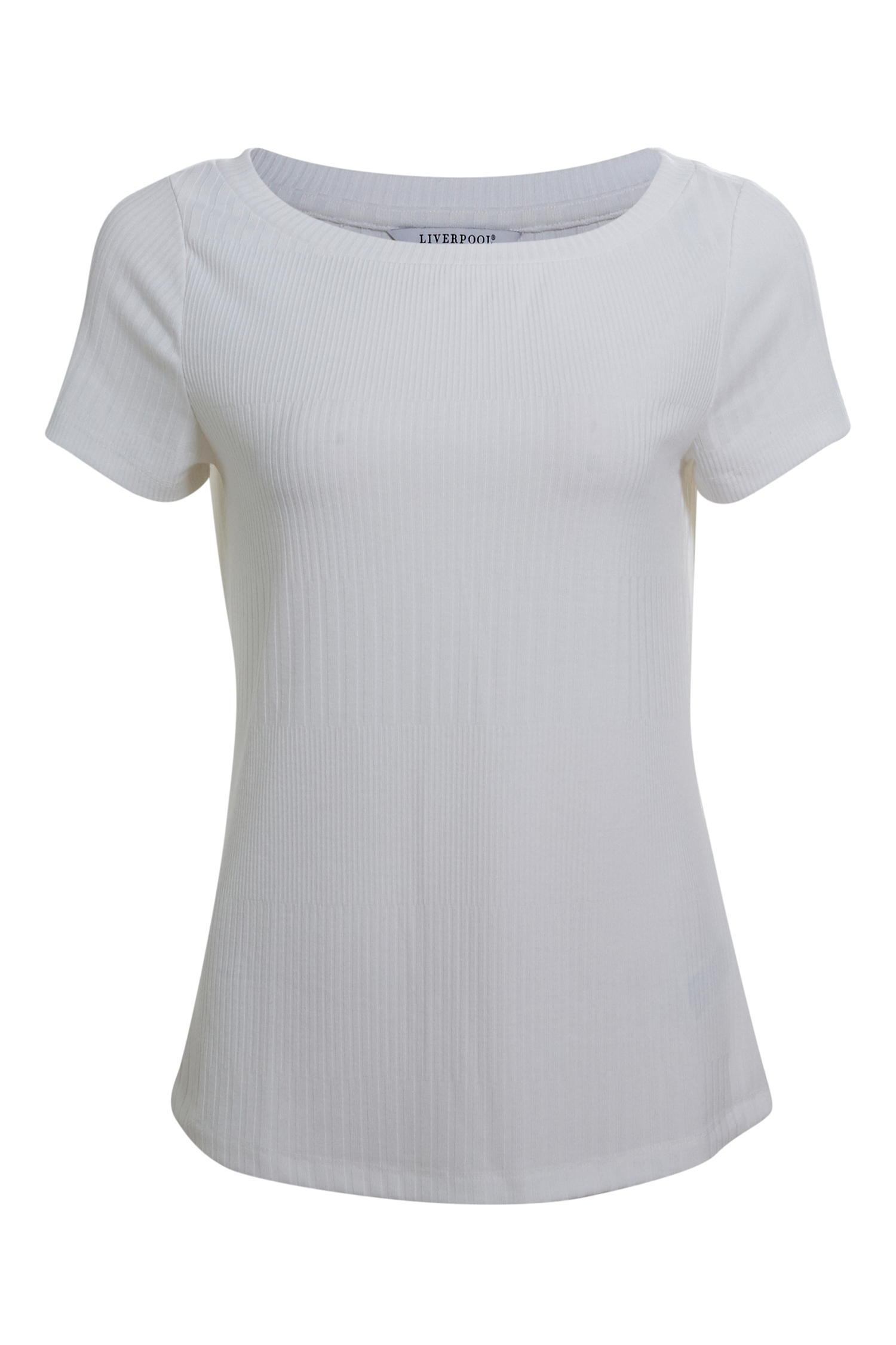 Liverpool Ribbed Crew Neck Short Sleeve Shirt