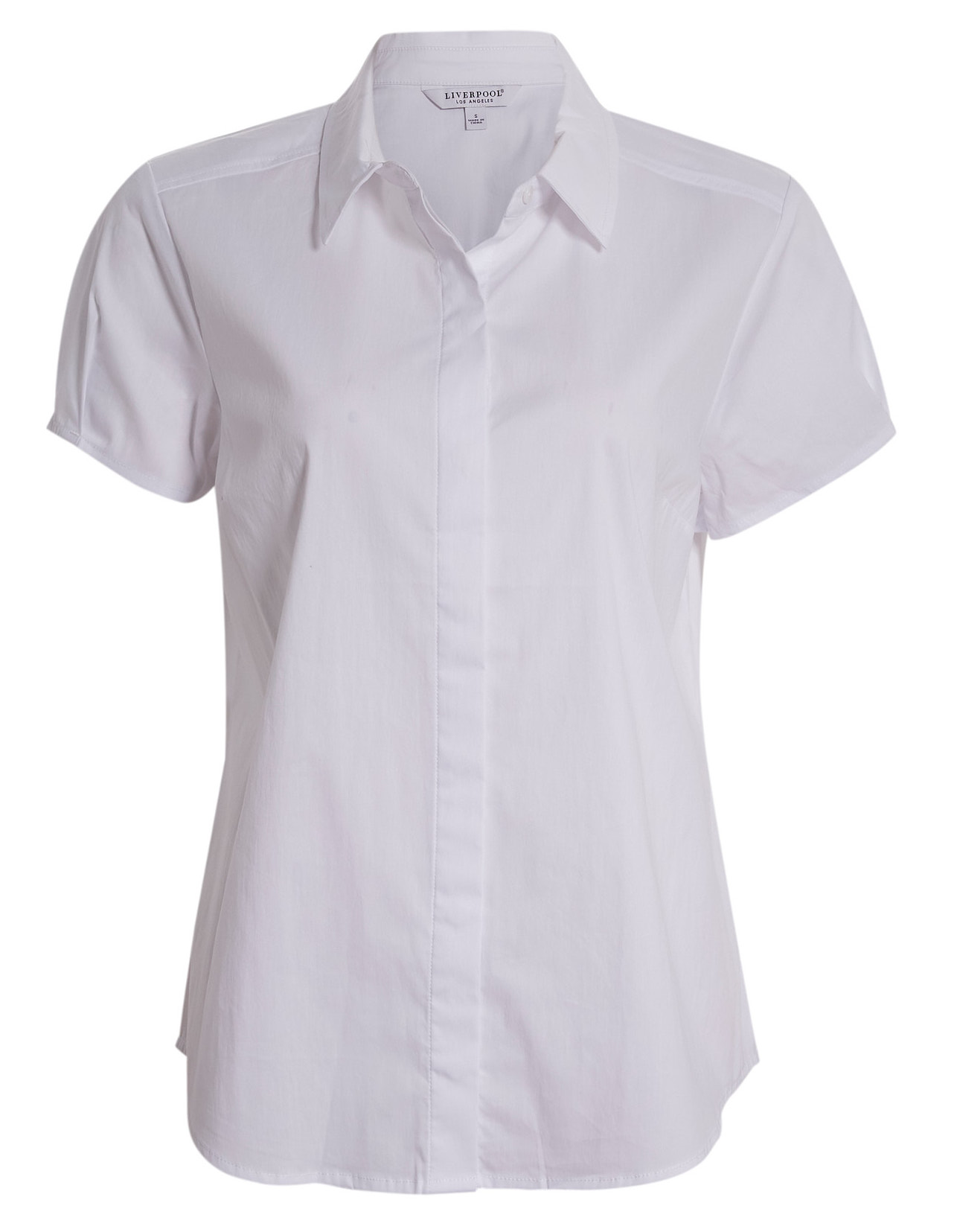Liverpool Short Sleeve Button Front