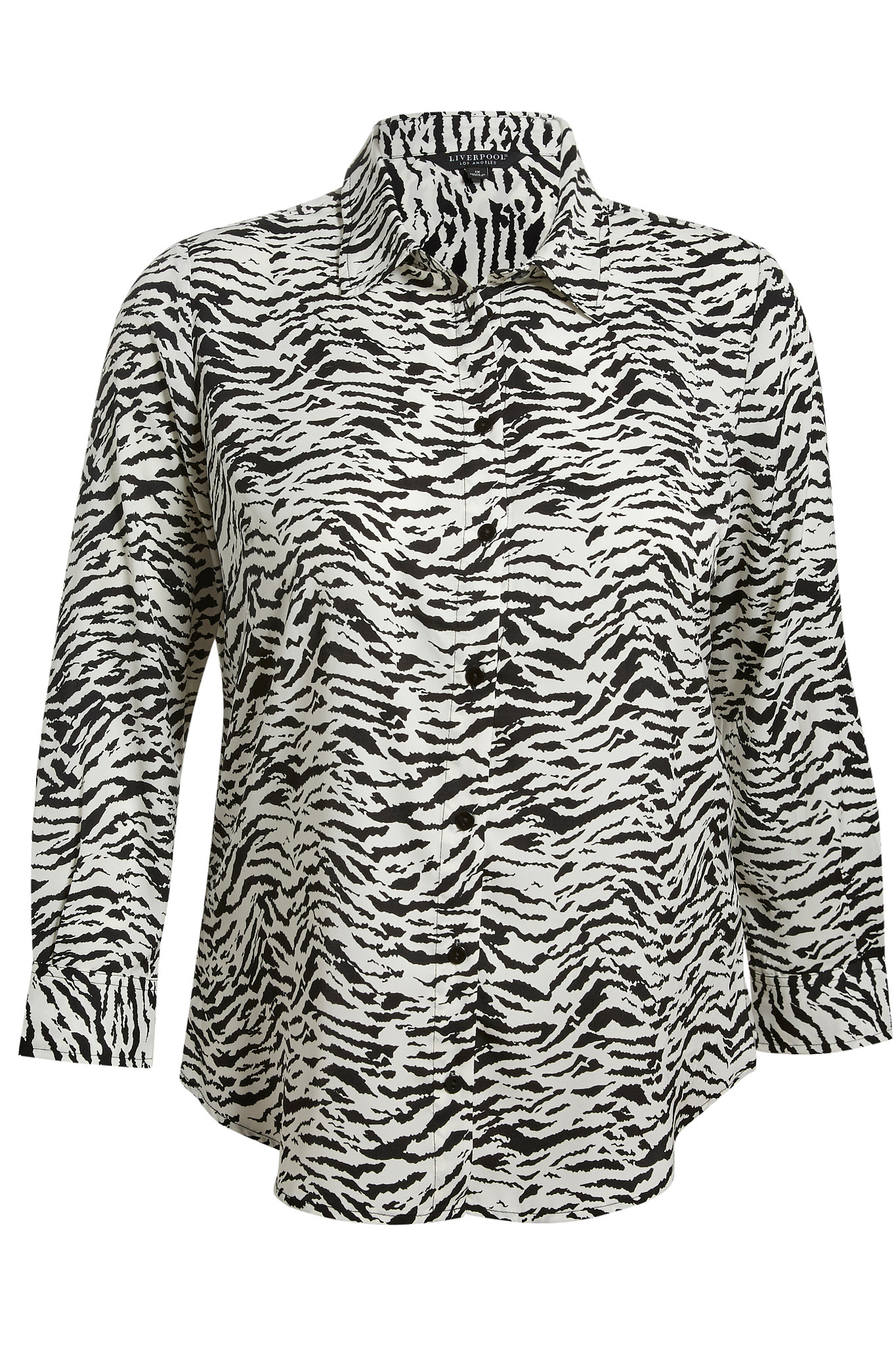 Liverpool Animal Print Button Up