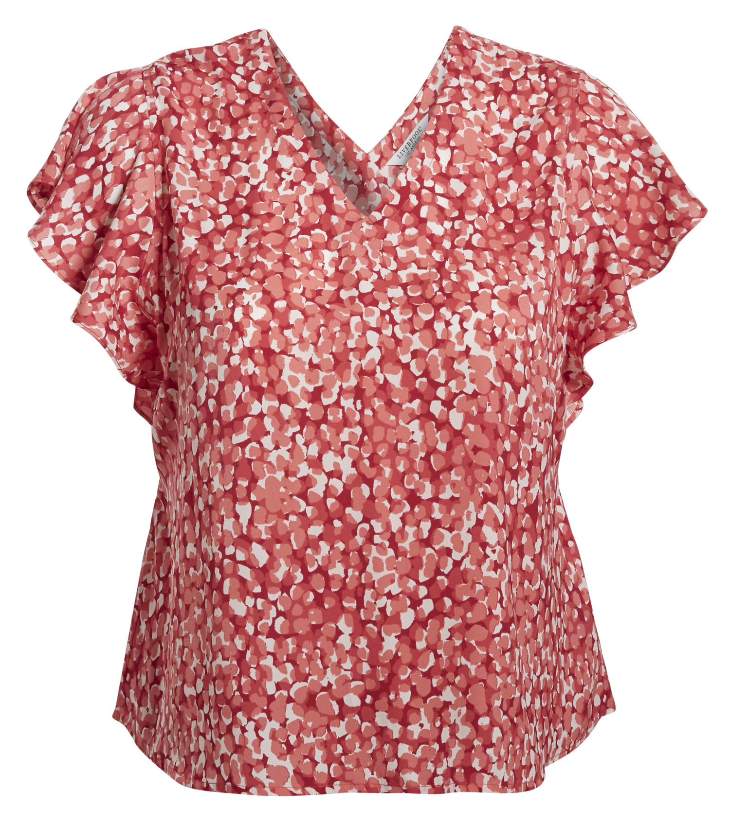 Liverpool Flutter Sleeve Top