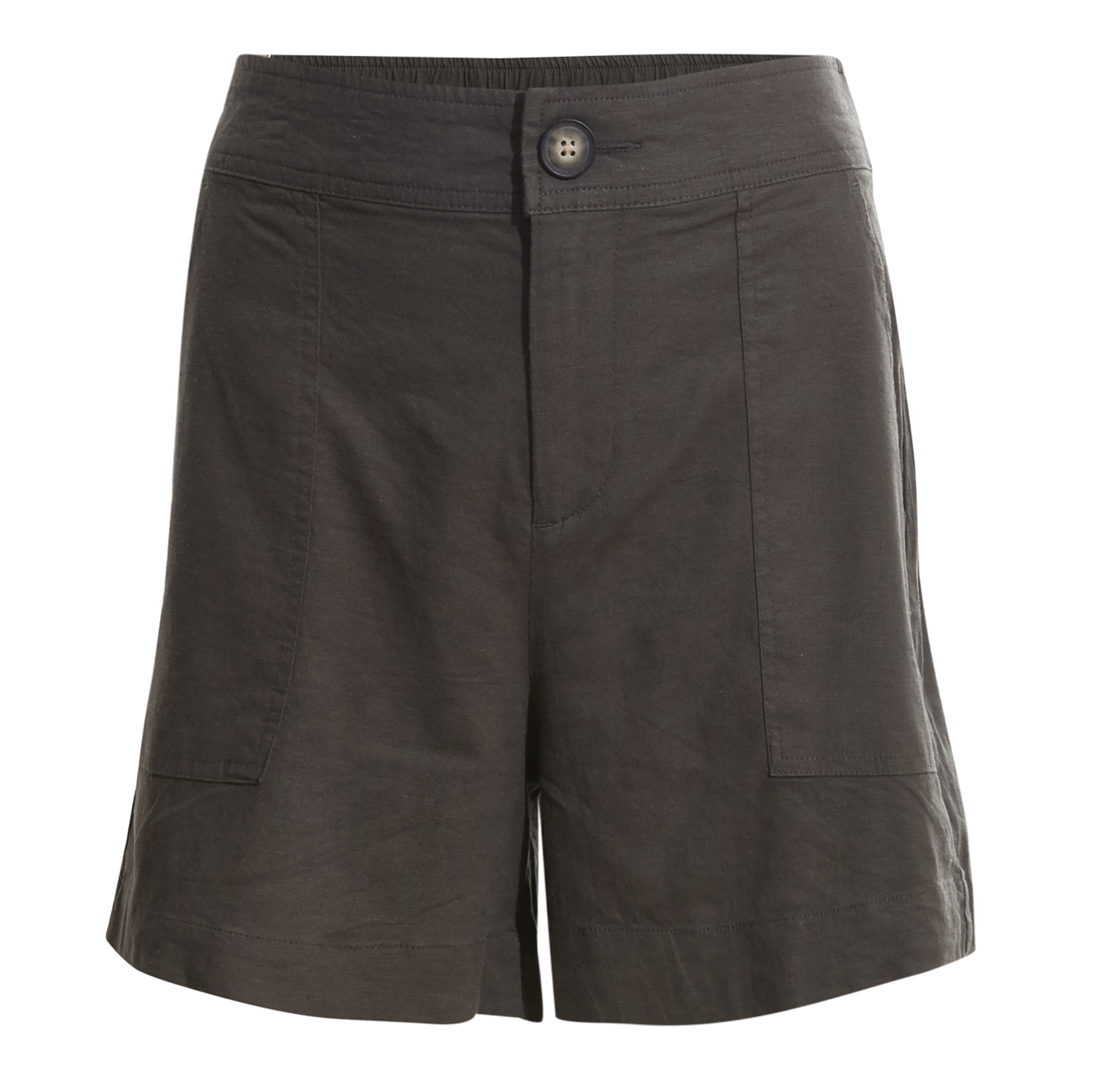 High Rise Linen Shorts