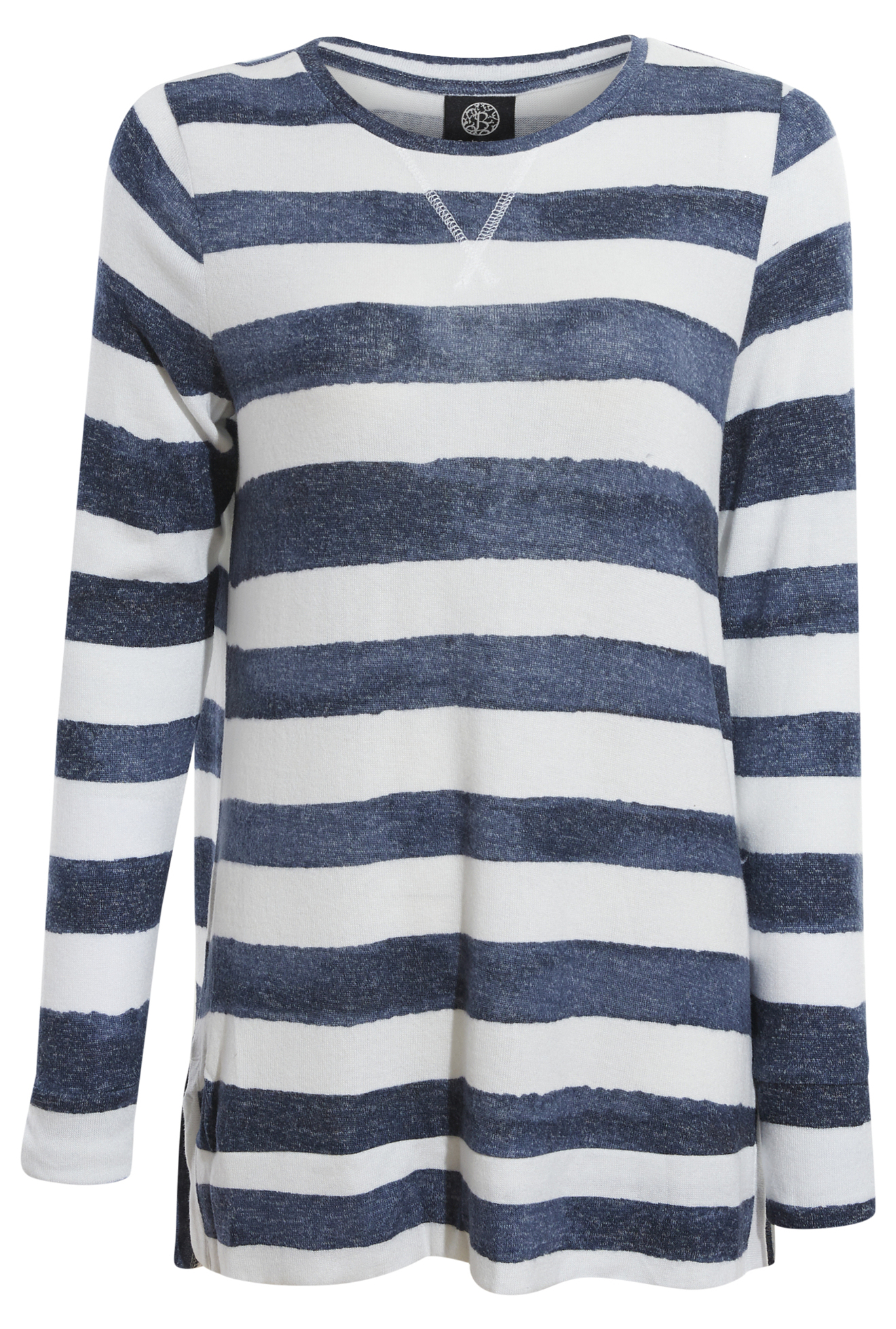 Striped Long Sleeve Pullover