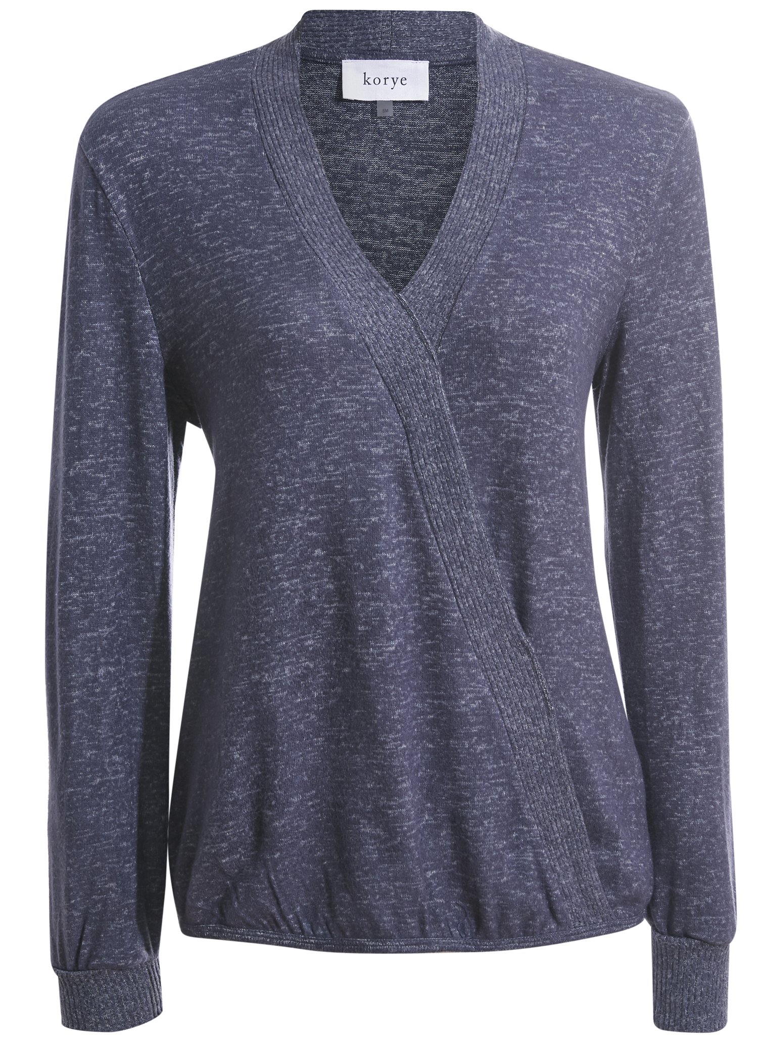 Surplice Long Sleeve Top