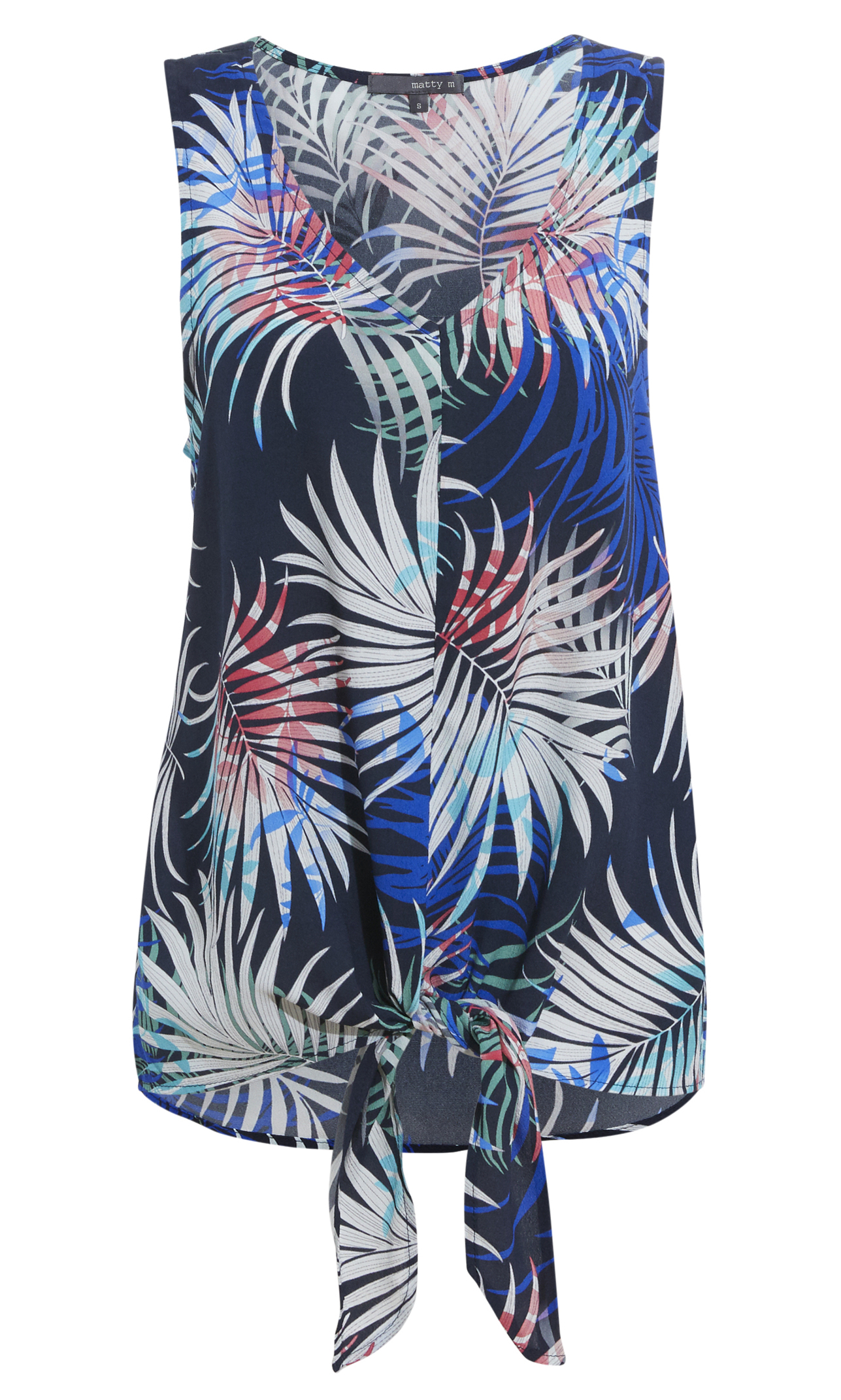 Front Knot Sleeveless Top