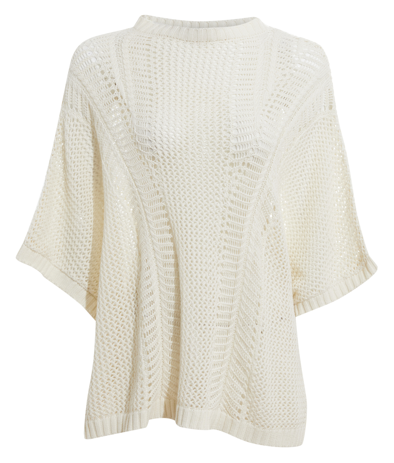 Loose Knit Poncho