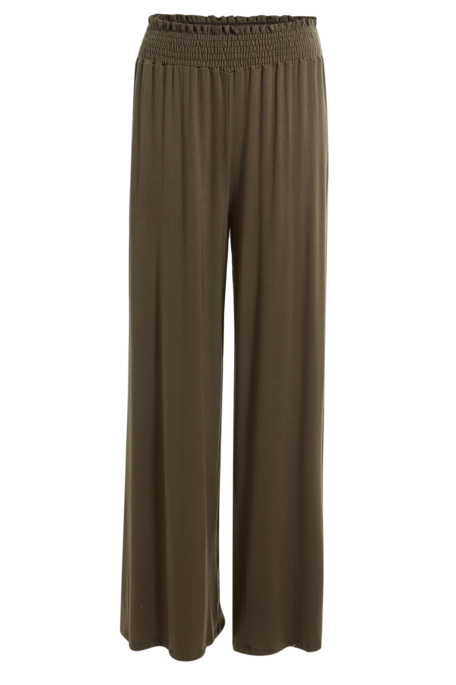 Smocked Wide Leg Pants