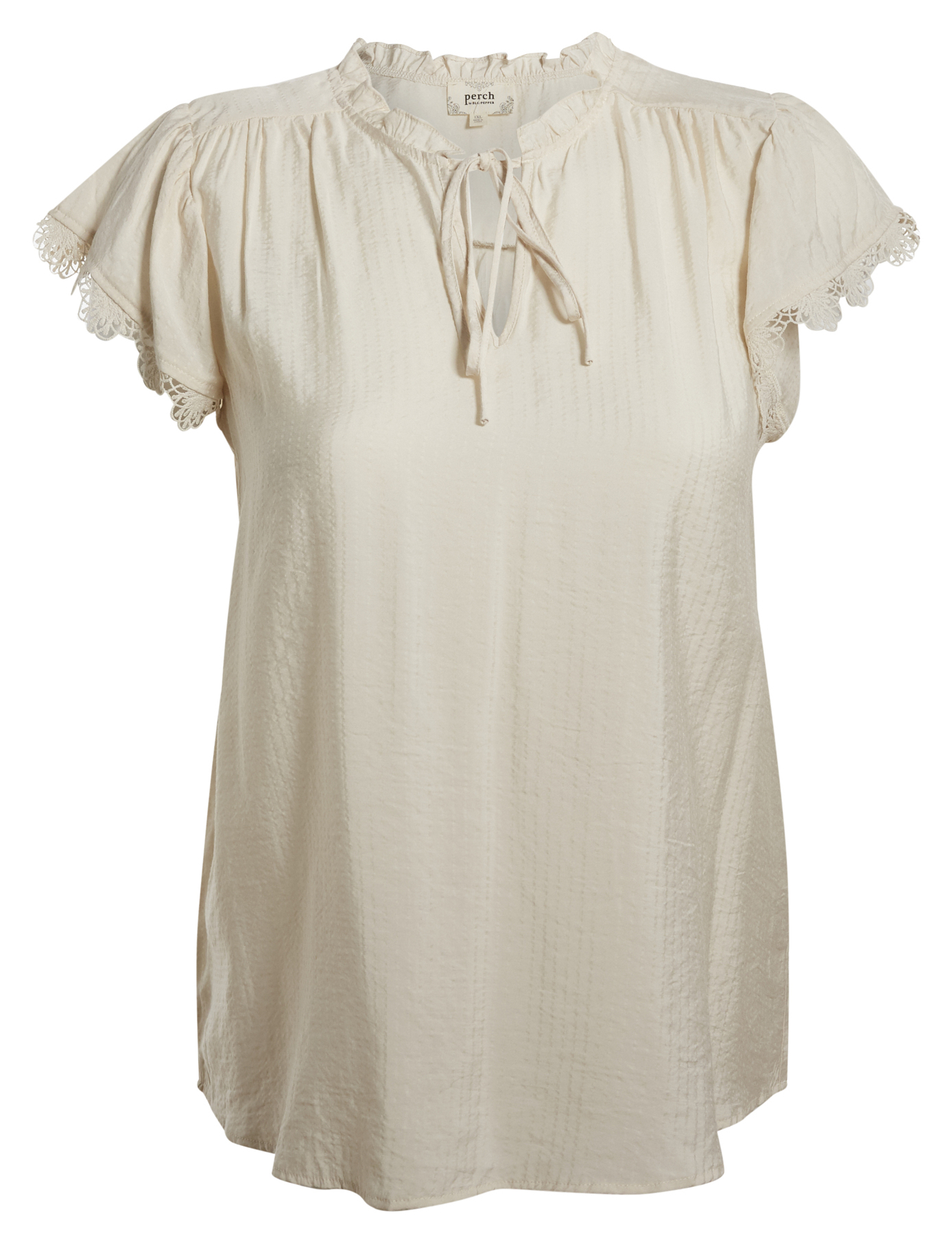 Split Neck with Self Tie Top
