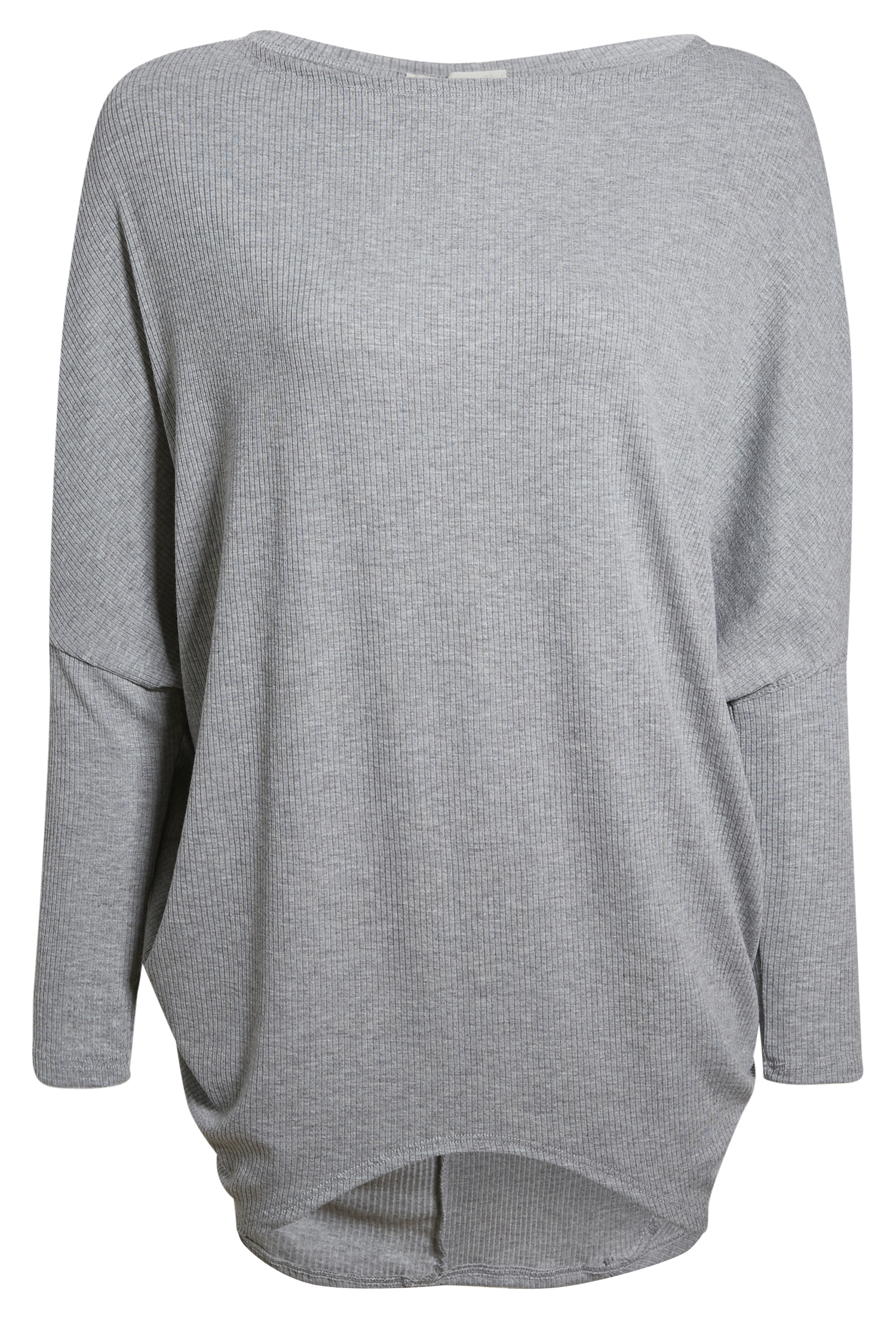 Dolman Sleeve Ribbed Top