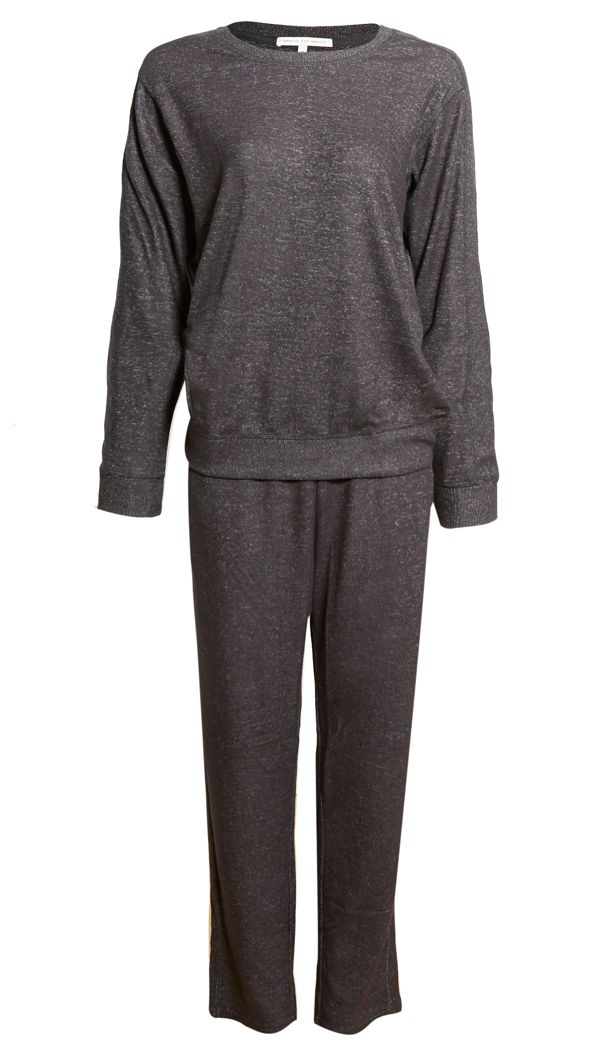 Crew Knit Sweater+Straight Leg Pant Matching Set